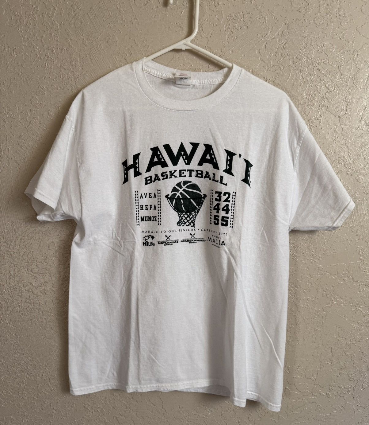 Hanes Vintage Hawaii Basketball Shirt Size US L / EU 52-54 / 3 - 1 Thumbnail