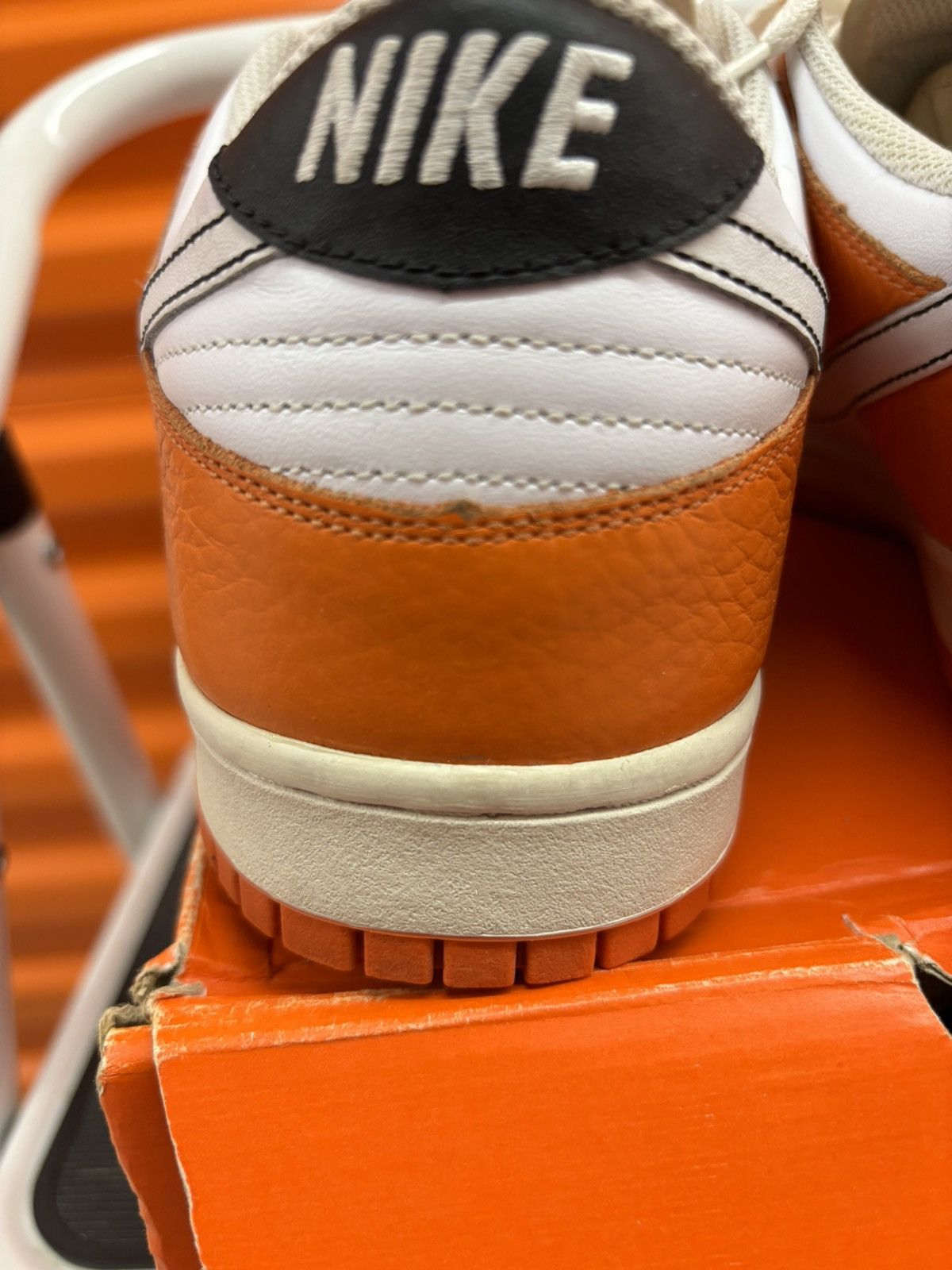 Nike × Vintage ***FINAL DROP*** RARE 2008 NIKE DUNK LOW LEATHER 11.5 Size US 11.5 / EU 44-45 - 10 Thumbnail