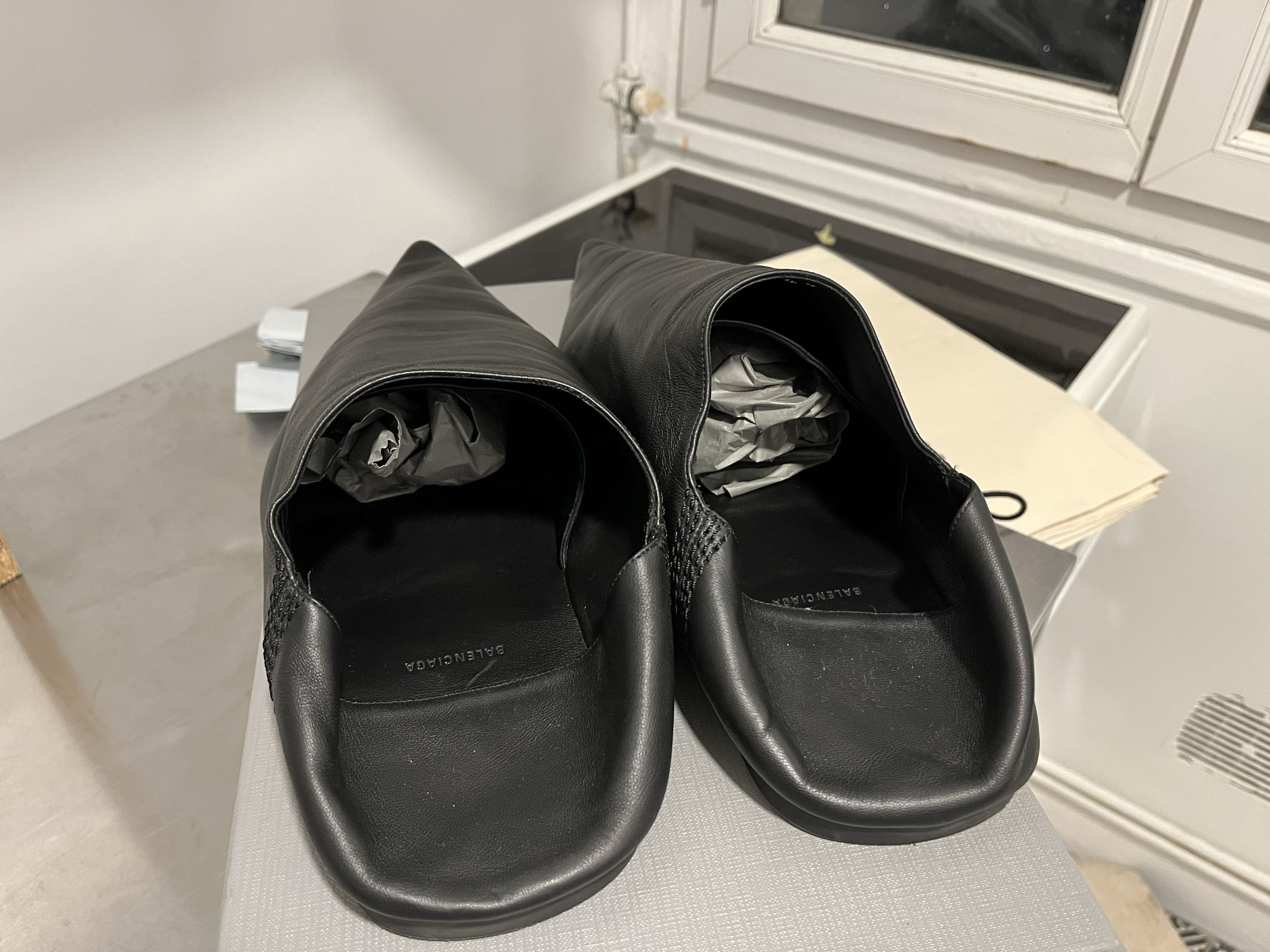 Balenciaga Balenciaga Flat Mule Black 42 Size US 9 / EU 42 - 10 Thumbnail