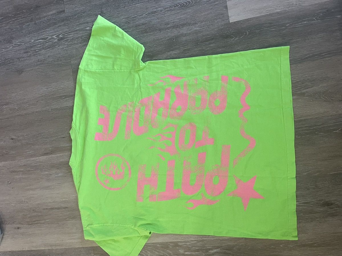 HELLSTAR Hellstar green jesus t shirt Size US XL / EU 56 / 4 - 2 Thumbnail