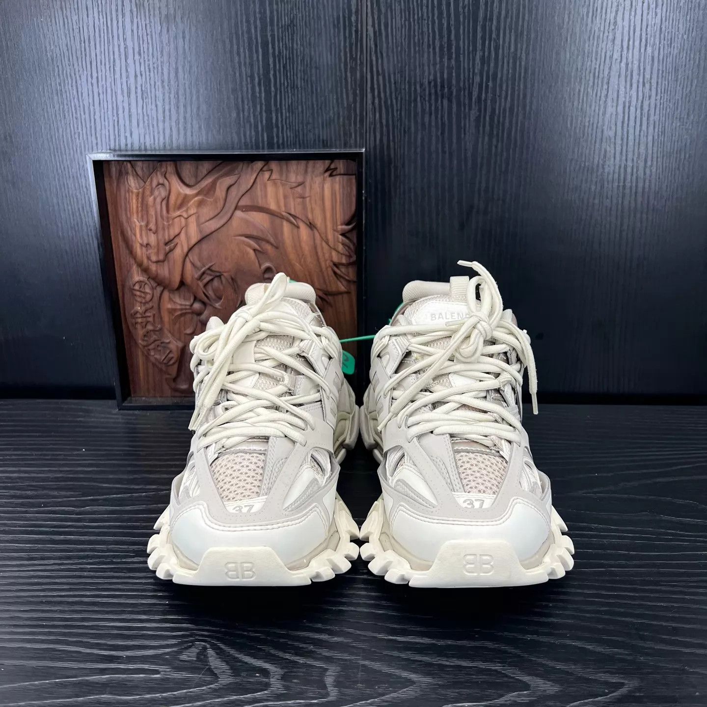 Balenciaga Balenciaga Track Milk Tea Brown 37 New (Original Box) Size US 6.5 / IT 36.5 - 2 Thumbnail