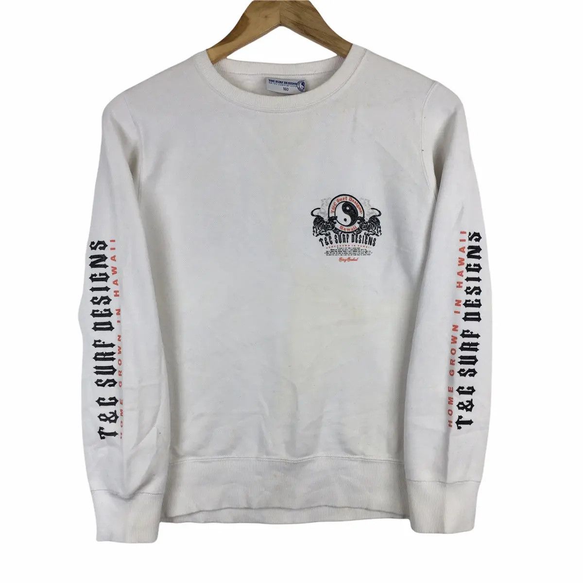 Vintage Vtg T&C SURFING Beach Summer Crewneck Sweater Sweatshirt Size S / US 4 / IT 40 - 5 Thumbnail