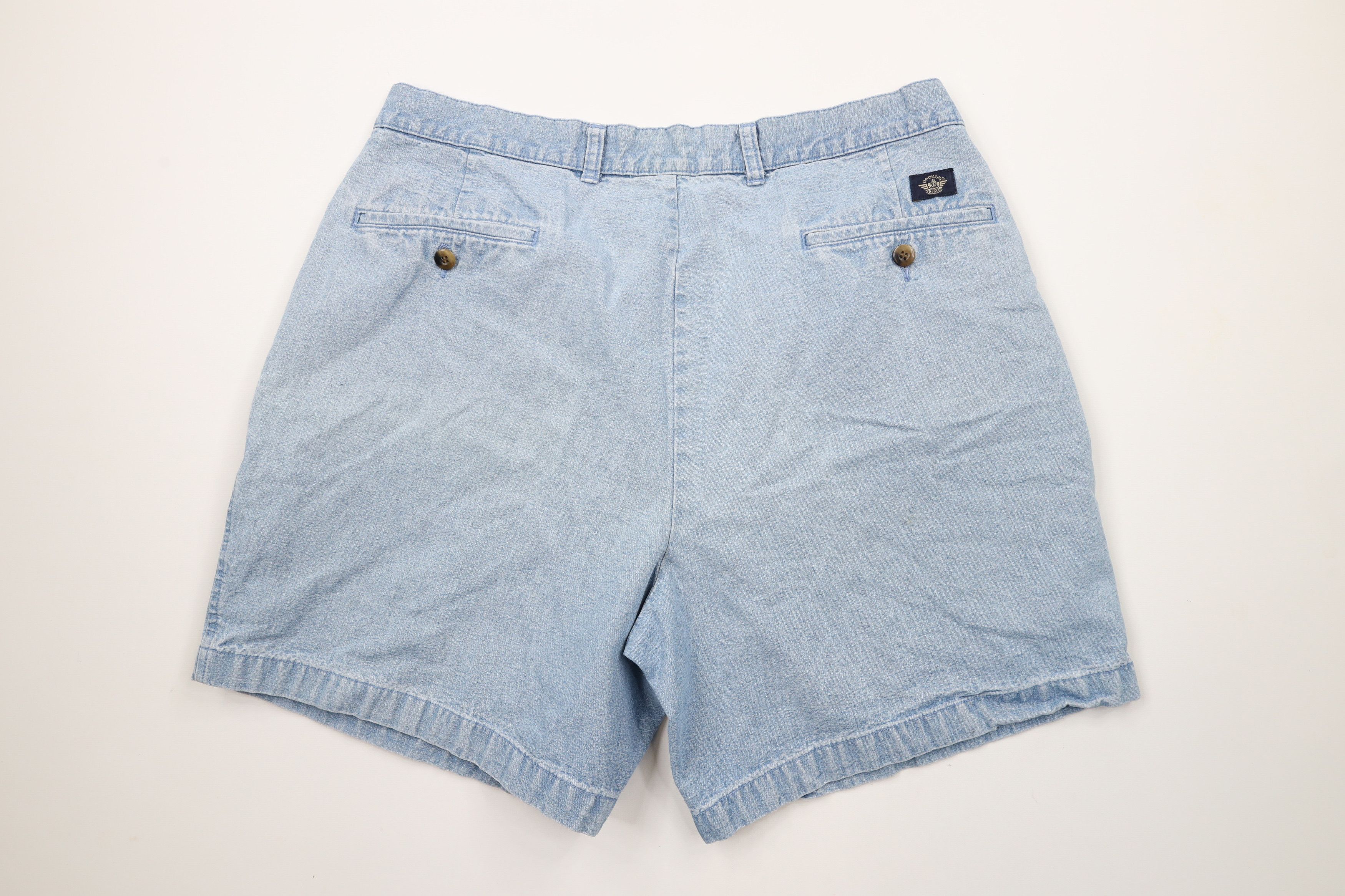 Vintage Vintage 90s Streetwear Above Knee Denim Jean Shorts Jorts Size US 34 / EU 50 - 10 Thumbnail