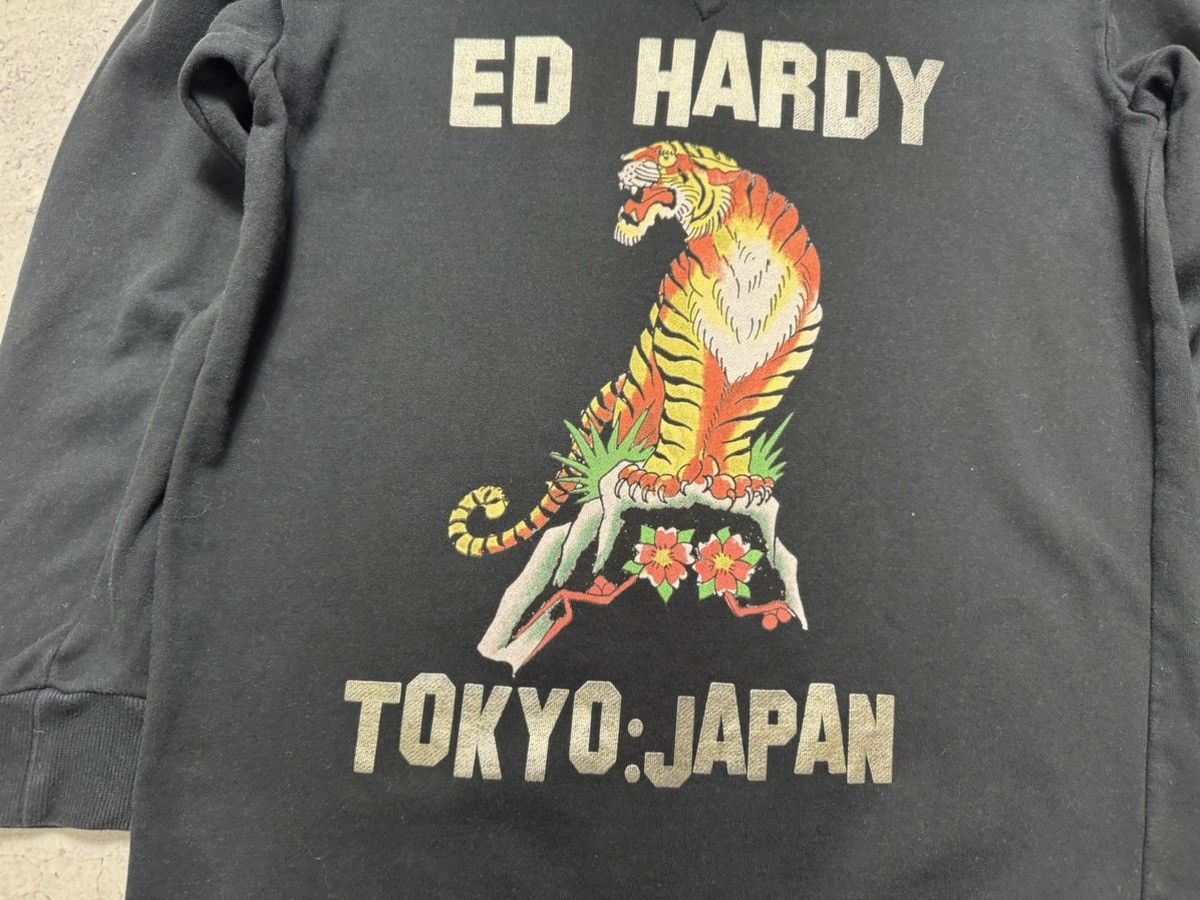Ed Hardy Ed Hardy Black Tiger Big Logo Sweatshirt Size S Size US S / EU 44-46 / 1 - 11 Thumbnail