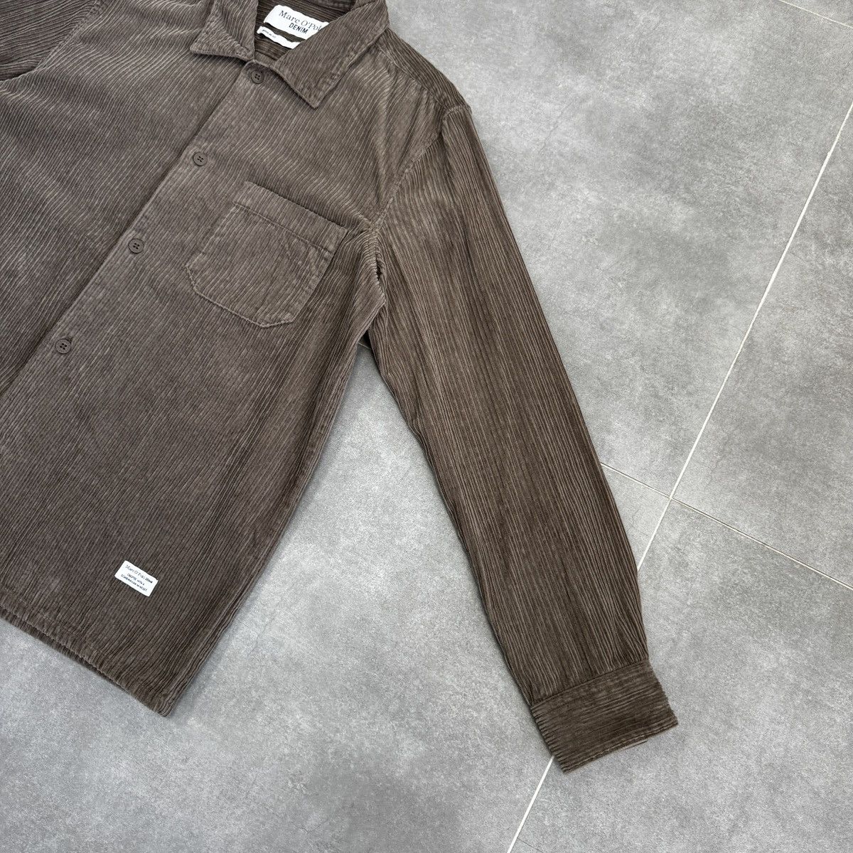 Marc O'Polo Marc O'Polo Denim Corduroy Men Overshirt Size L Size US L / EU 52-54 / 3 - 8 Thumbnail