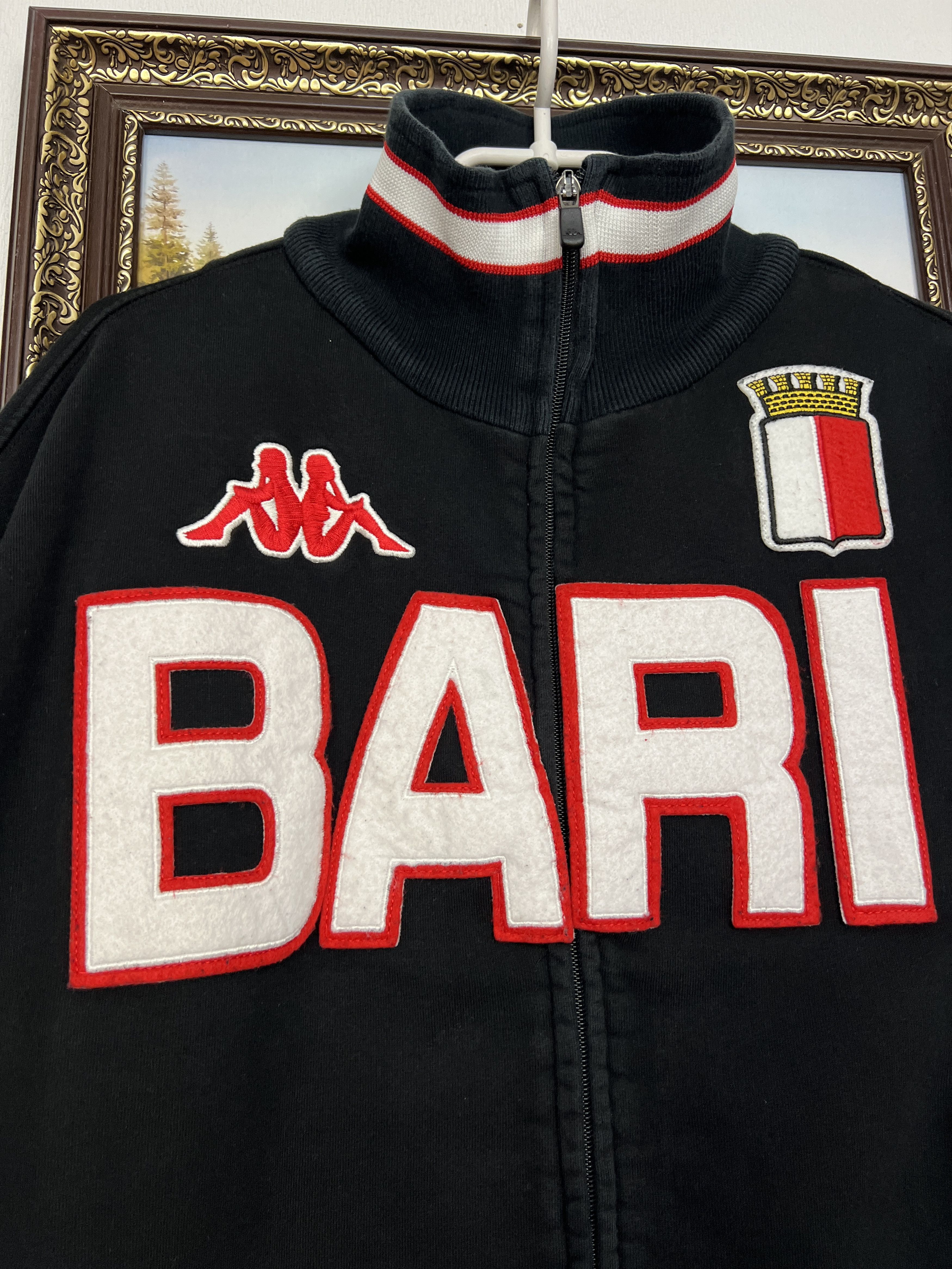 Kappa Vintage Kappa Bari Football Jacket Soccer Track Top Zip Rare Size US XL / EU 56 / 4 - 3 Thumbnail