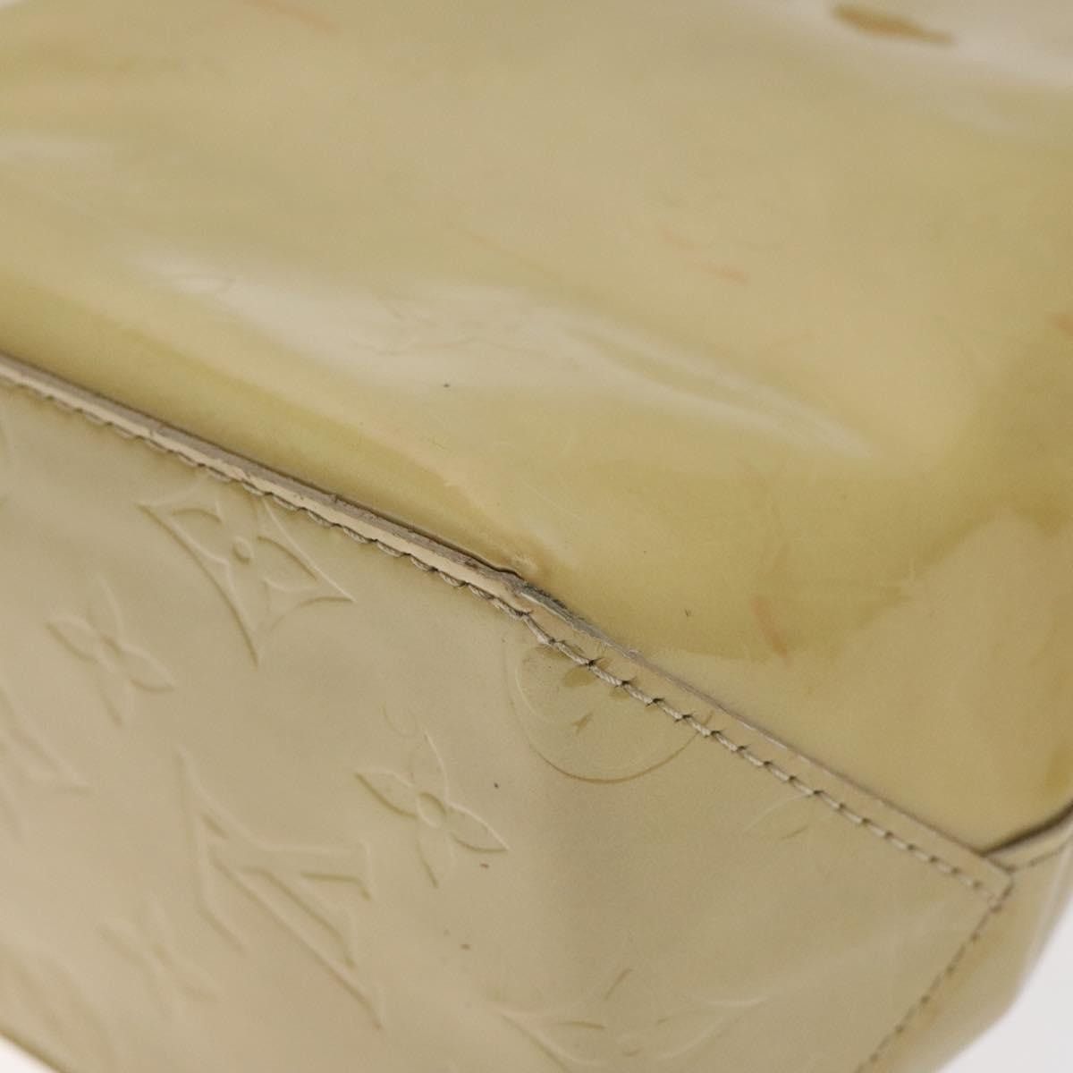 Louis Vuitton LOUIS VUITTON Monogram Vernis Reade PM Hand Bag Beige M91334 Size ONE SIZE - 15 Thumbnail