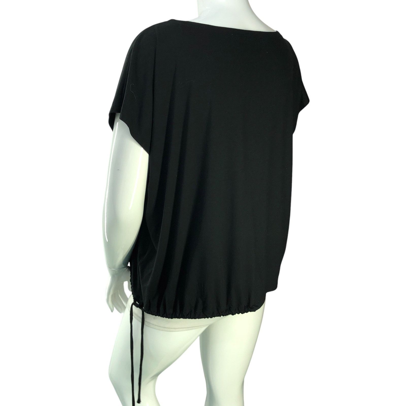 Eileen Fisher Eileen Fisher Size 3X Top Fine Jersey Square Drawstring Hem Size 3XL / US 20-22 - 6 Thumbnail