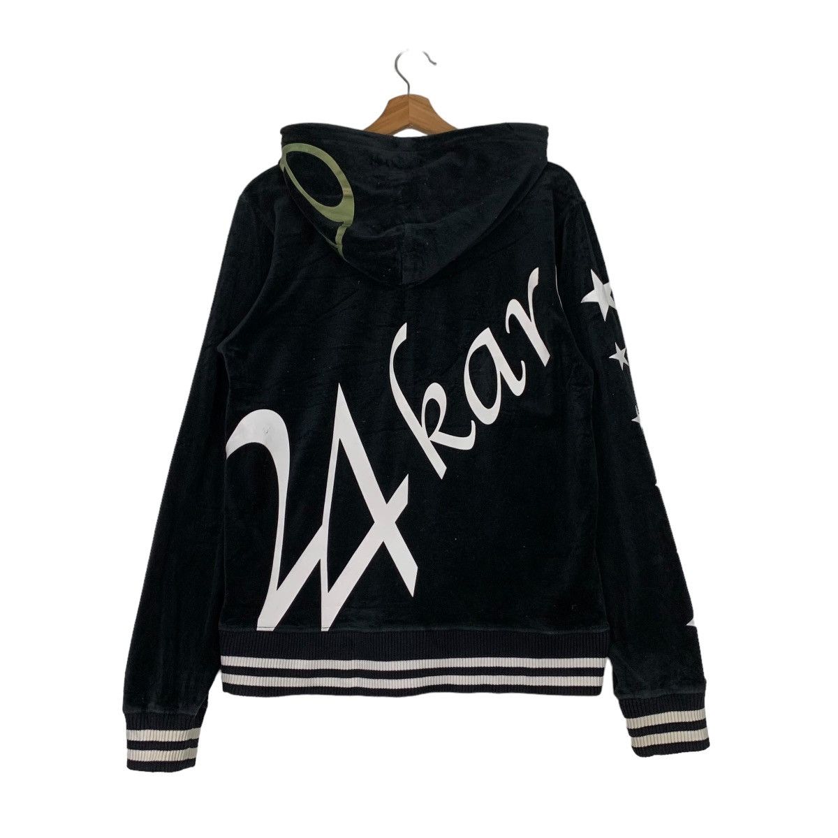 Japanese Brand 24 KARATS Tribe of Gold Velvet Zipper Hoodies #0802-C36 Size US M / EU 48-50 / 2 - 23 Thumbnail