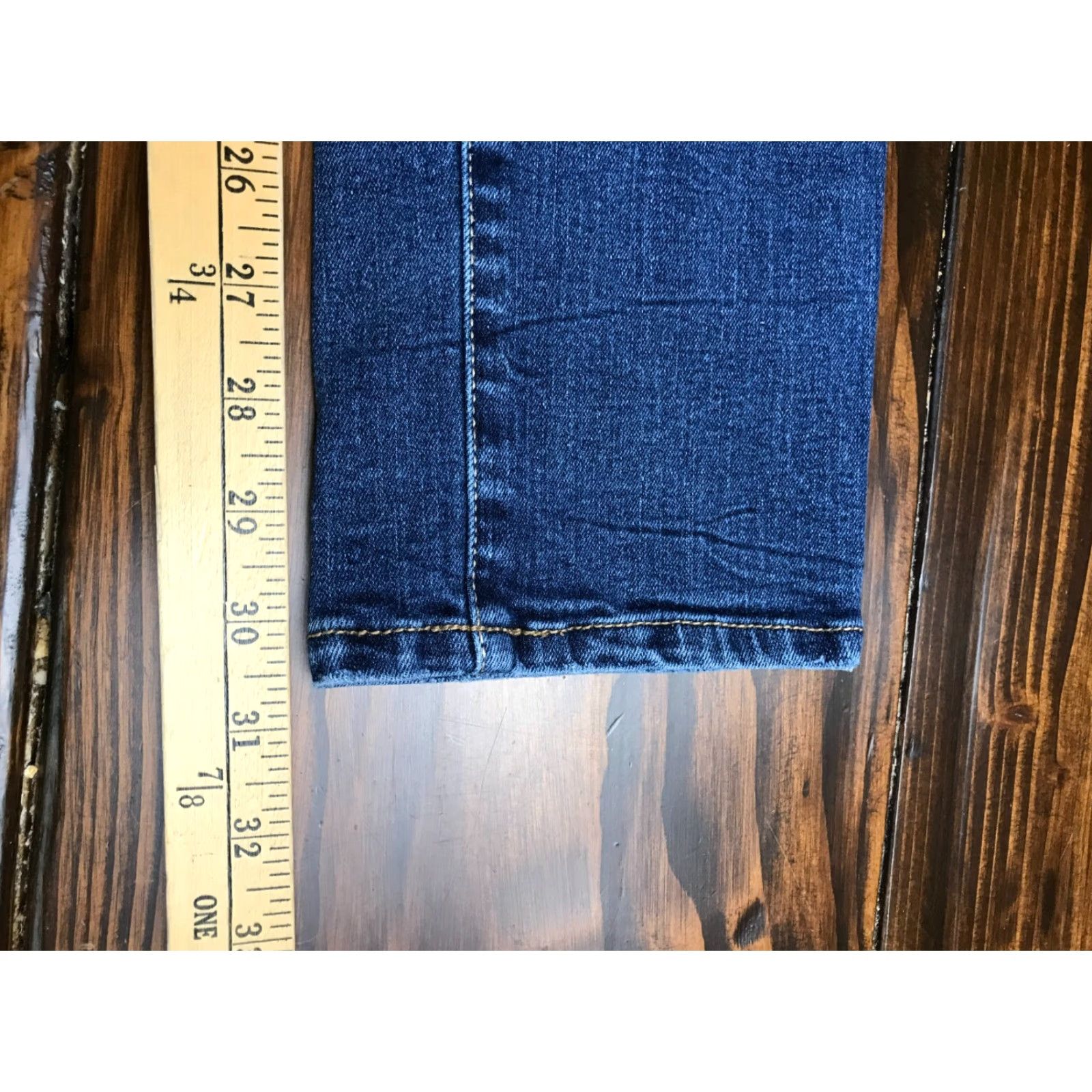 Vintage Aéropostale Jeans Women's 8 Regular Blue Denim Skinny Pockets Jeans 30in Inseam 30.5in Vintage No Size 30" / US 8 / IT 44 - 5 Thumbnail