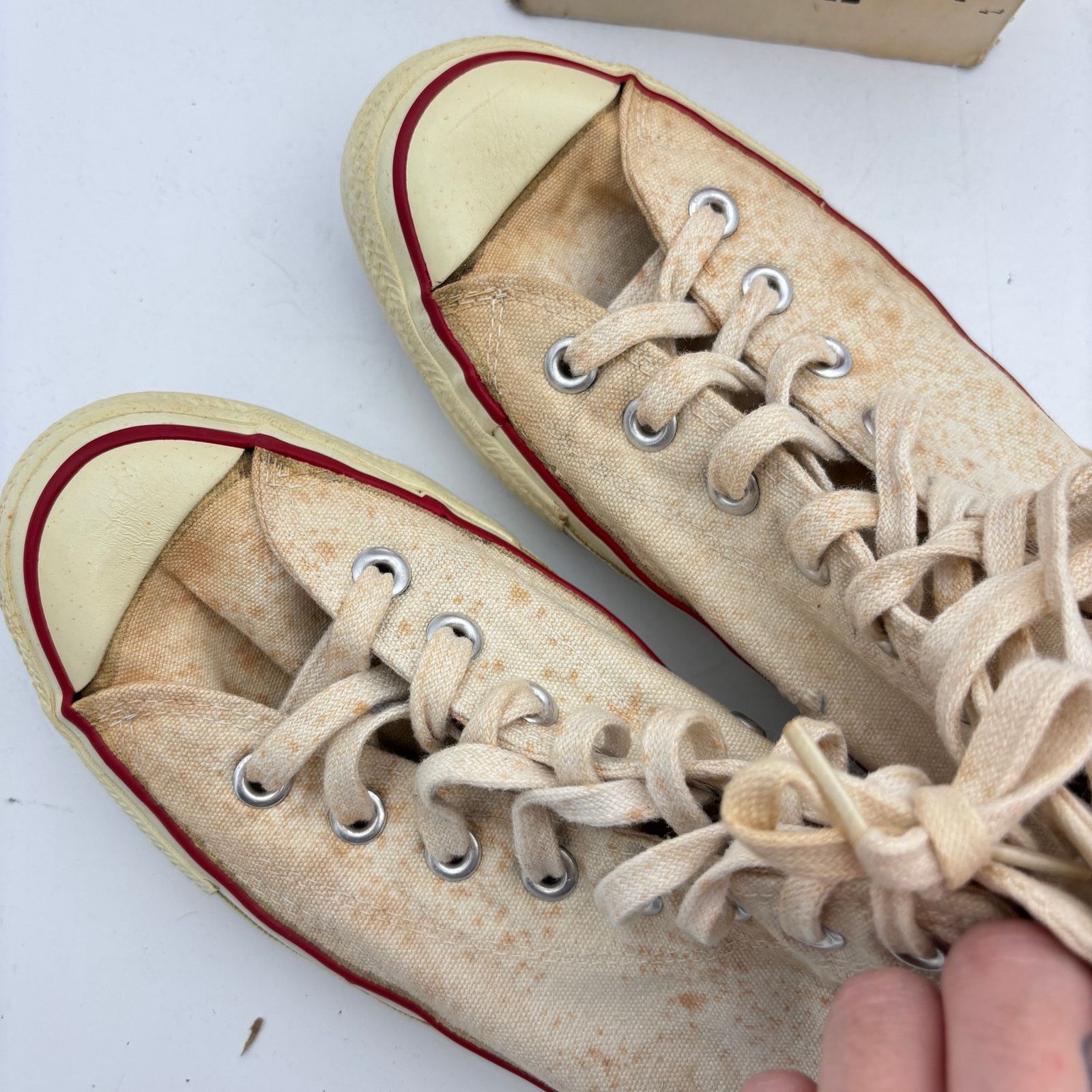 Converse Vintage 80s Converse Chuck Taylor All Star High Shoes Men 11 Size US 8.5 / EU 41-42 - 13 Thumbnail