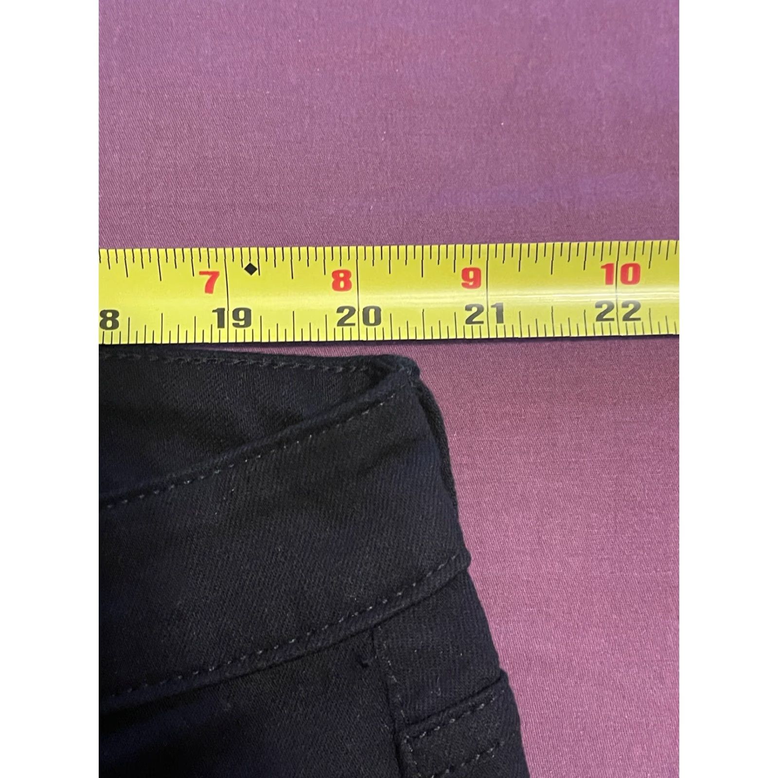 Ralph Lauren Polo Ralph Lauren Women's Black Mid-Rise Skinny Ankle Super Stretch Jeans Sz 22 Size 27" / US 4 / IT 40 - 6 Thumbnail