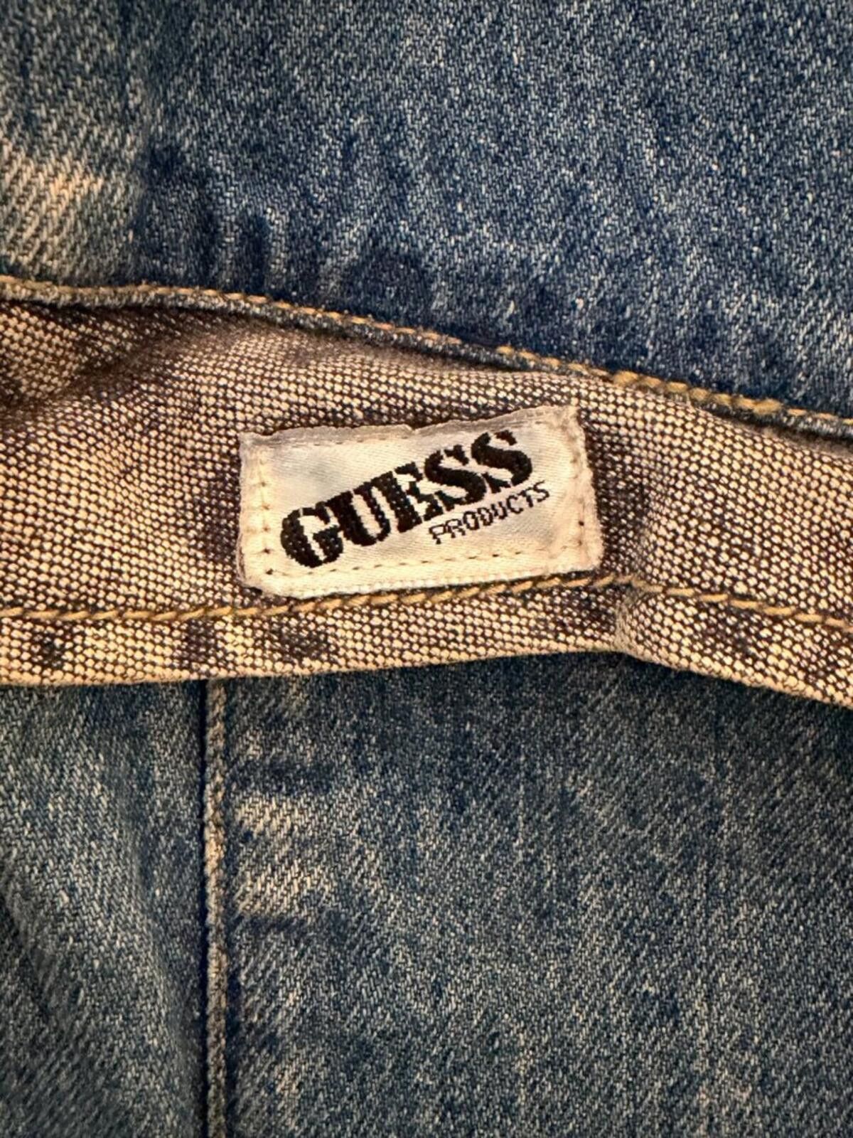 Guess VINTAGE 80'S GUESS DENIM SKATER VEST SMALL Size US S / EU 44-46 / 1 - 7 Thumbnail