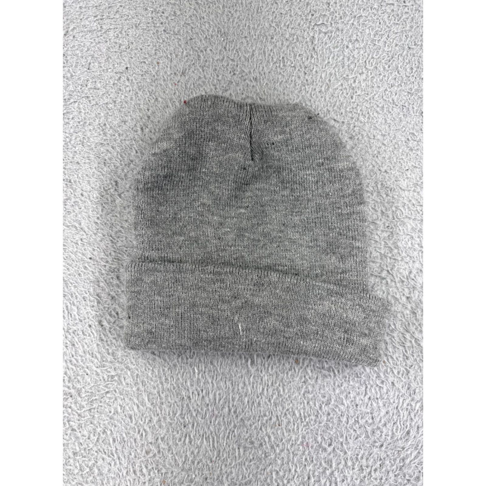 Vintage Pro Wrestling Tees Knit Beanie Toque Adult One Size Gray Striped Ski Hat for Men Size ONE SIZE - 2 Thumbnail