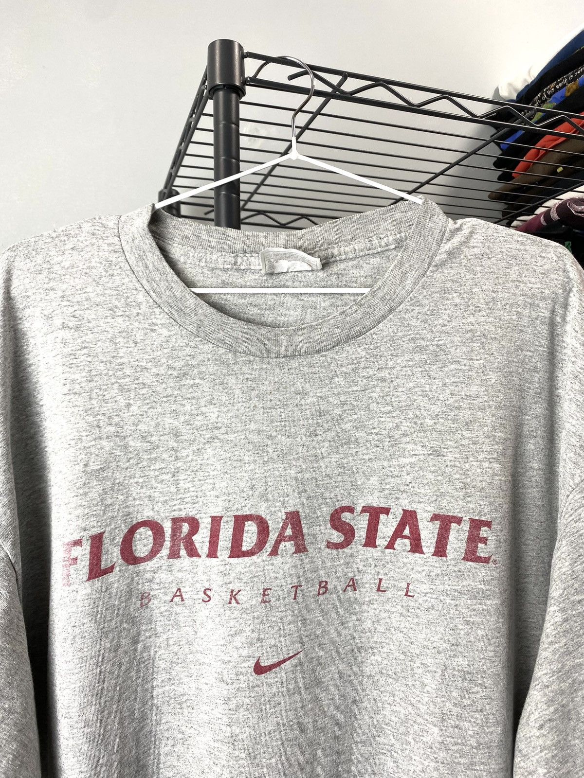 Nike 90’s Vintage Nike Florida State T Shirt Center Logo NBA Size US L / EU 52-54 / 3 - 2 Thumbnail