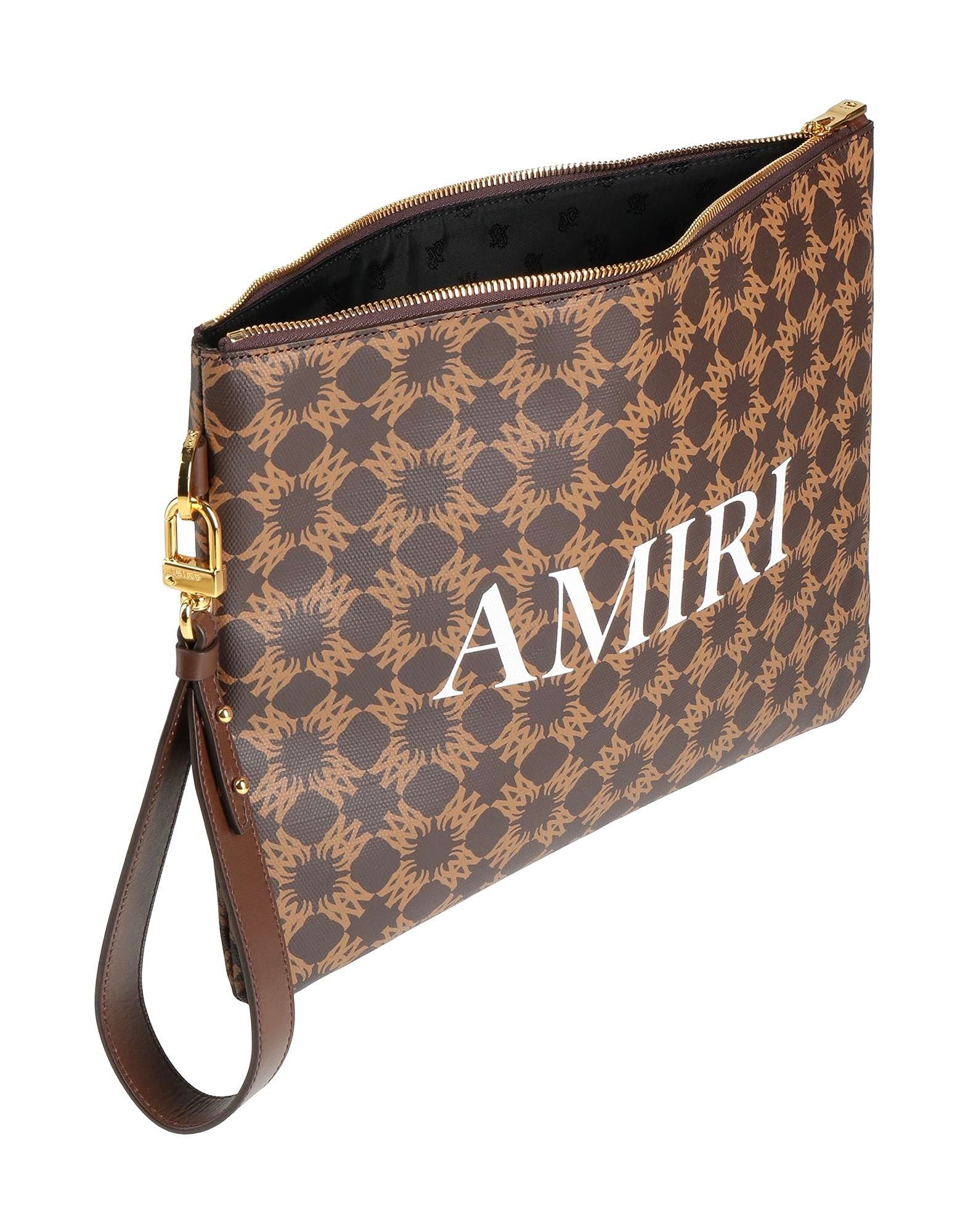 Amiri o1orln1125 Size: OS / MA Quad Large Pouch in Brown Size ONE SIZE - 2 Thumbnail
