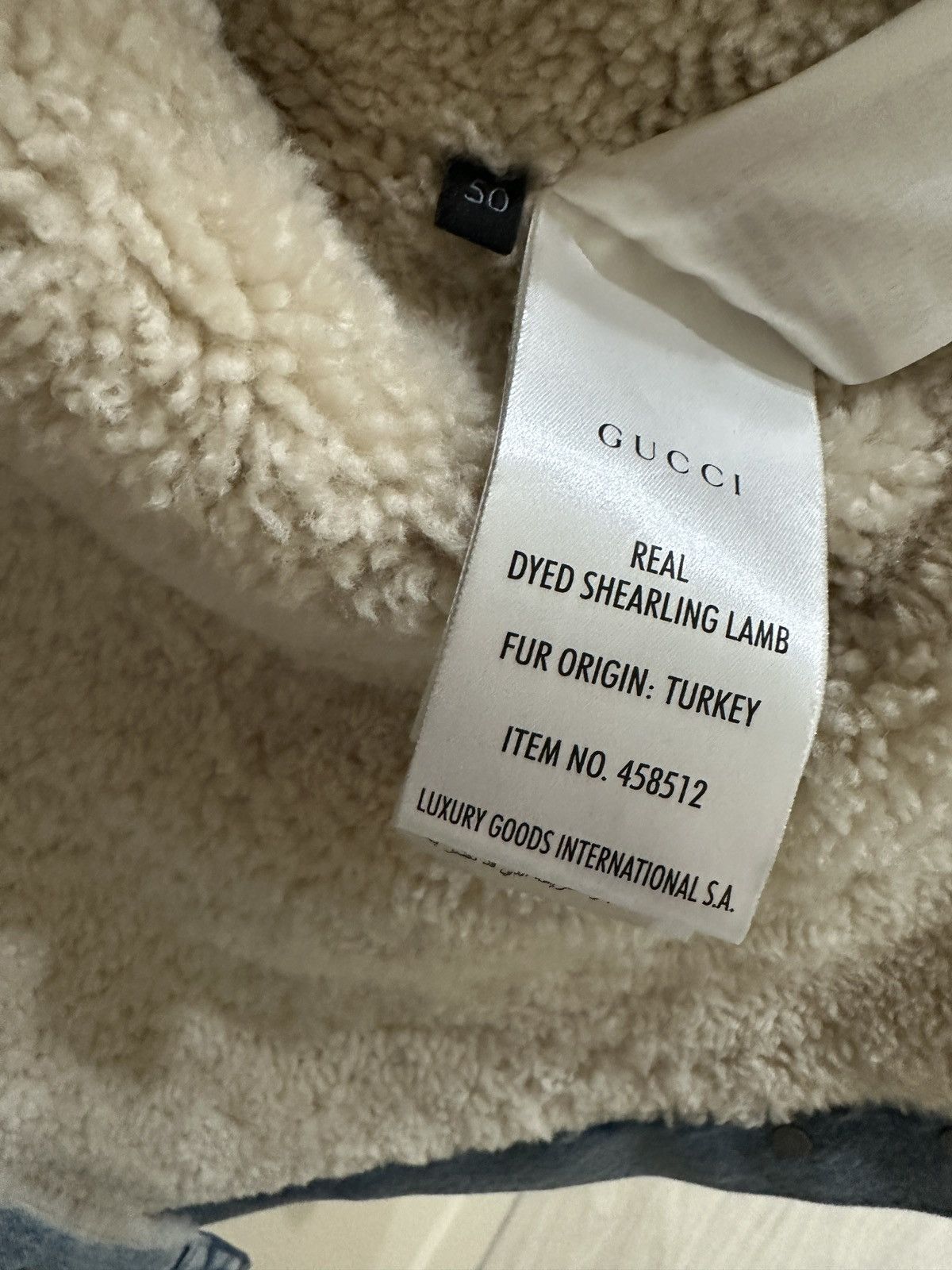 Gucci Gucci Denim Jacket DIY Shearling Tiger Size US M / EU 48-50 / 2 - 7 Thumbnail