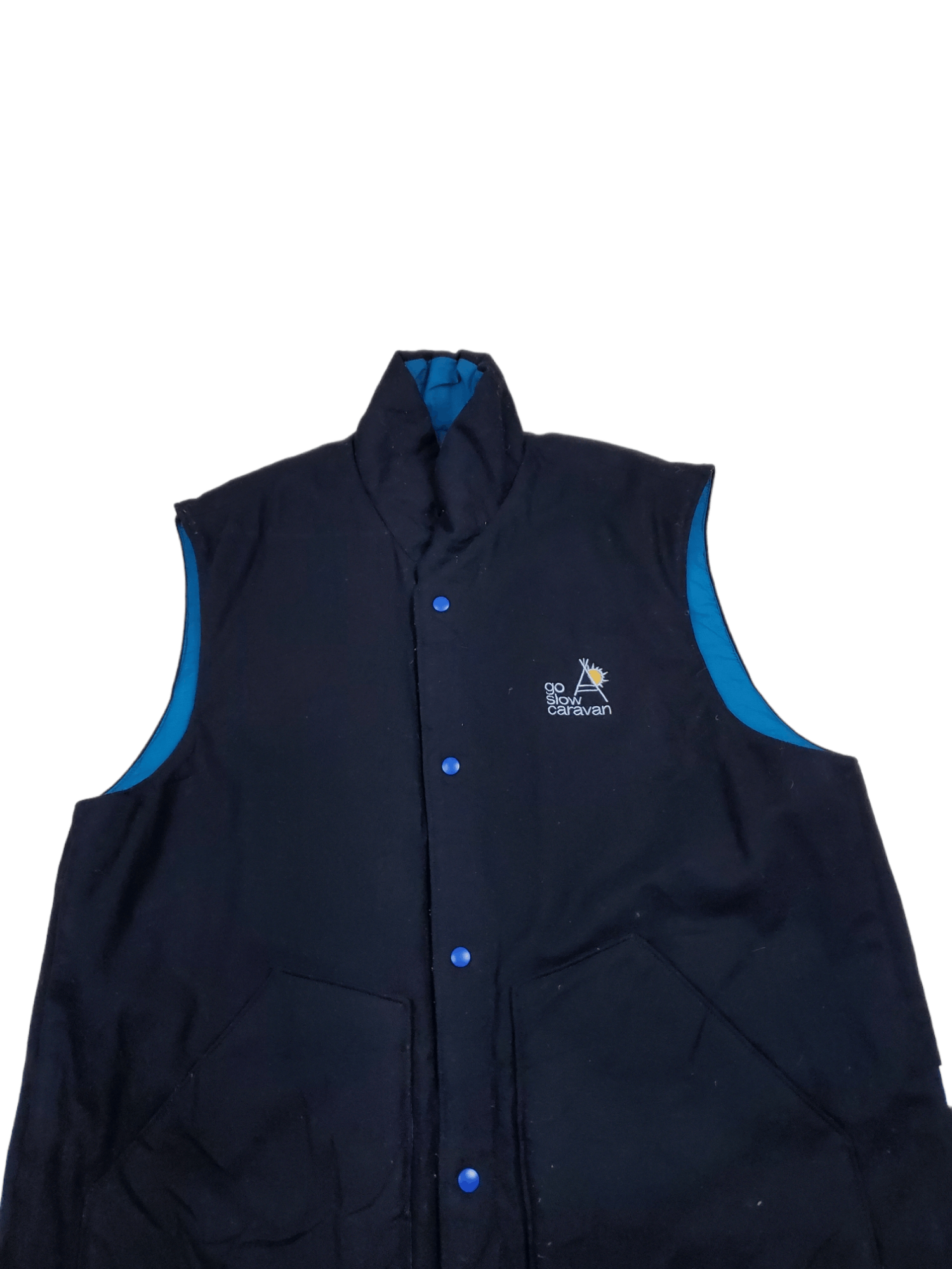Japanese Brand × go slow caravan Vintage Vest Go Slow Caravan Revisible Size US M / EU 48-50 / 2 - 3 Thumbnail