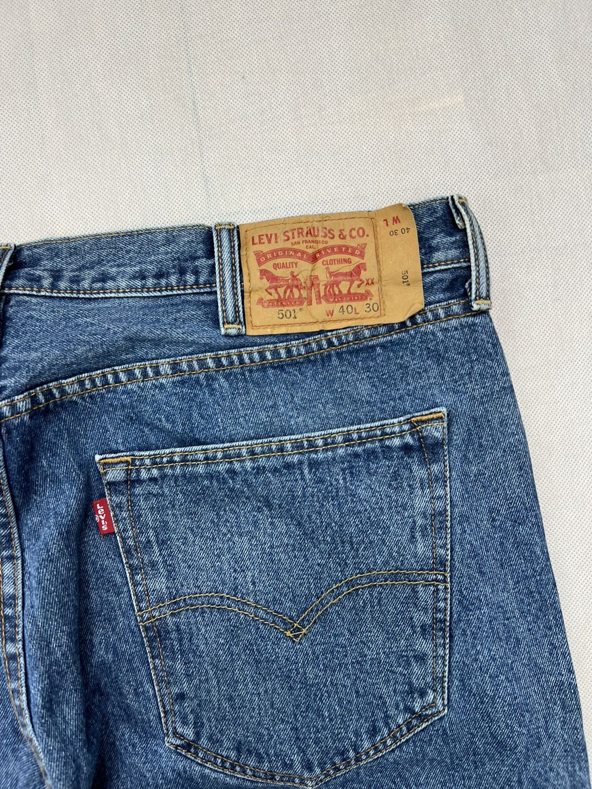 Levi's Baggy Pants Levi’s 501 blue jeans Size US 38 / EU 54 - 3 Thumbnail