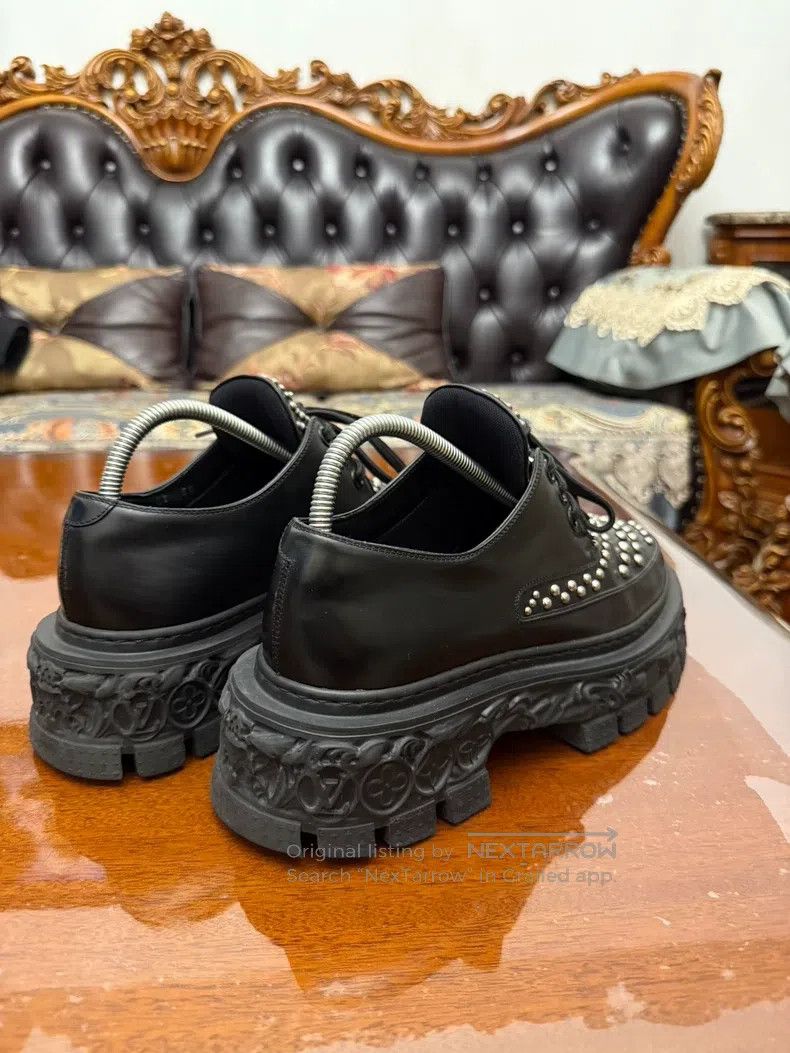 Louis Vuitton Louis Vuitton Heavy Industry Tangerine Design Tongue Metal Size US 5.5 / EU 38 - 4 Thumbnail