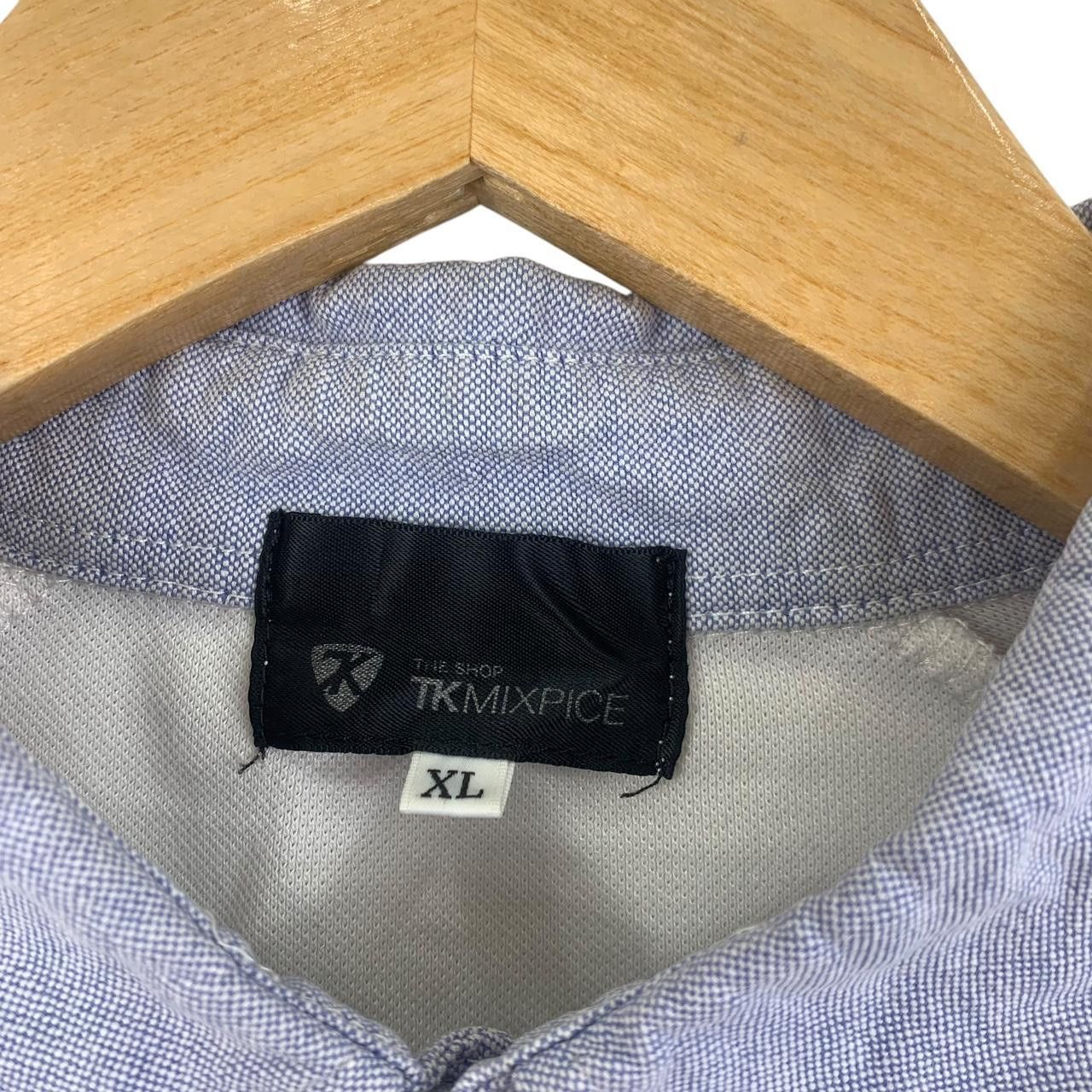 Takeo Kikuchi Vintage TAKEO KIKUCHI TK Collection Argyle Polo Tee Size XL / US 12-14 / IT 48-50 - 3 Thumbnail