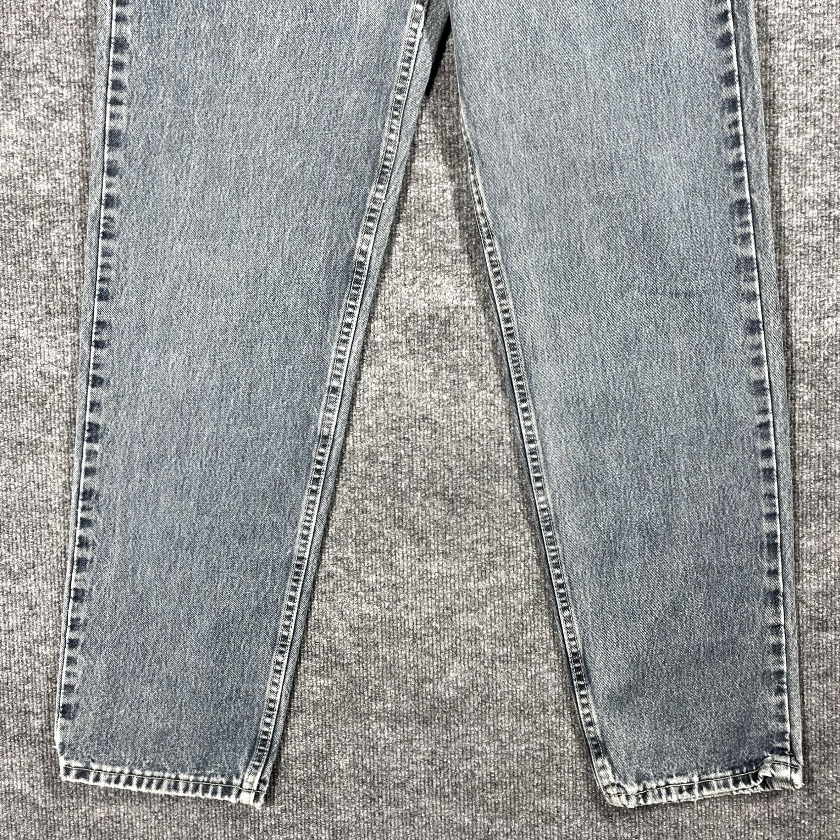 Levi's VINTAGE Levi's 560 Jeans Womens Size 9 28x31 Blue 90s Loose Fit Straight Levi's 500 Series Mens Womens Girls Size 30" / US 8 / IT 44 - 3 Thumbnail
