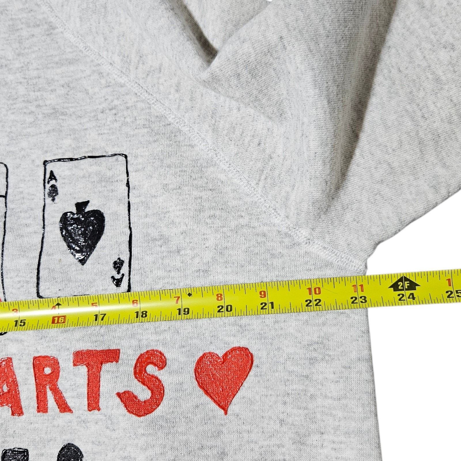 Other VTG J E MORGAN FleecePlaying Cards Suits USA Sweater L/XL Size US L / EU 52-54 / 3 - 5 Thumbnail