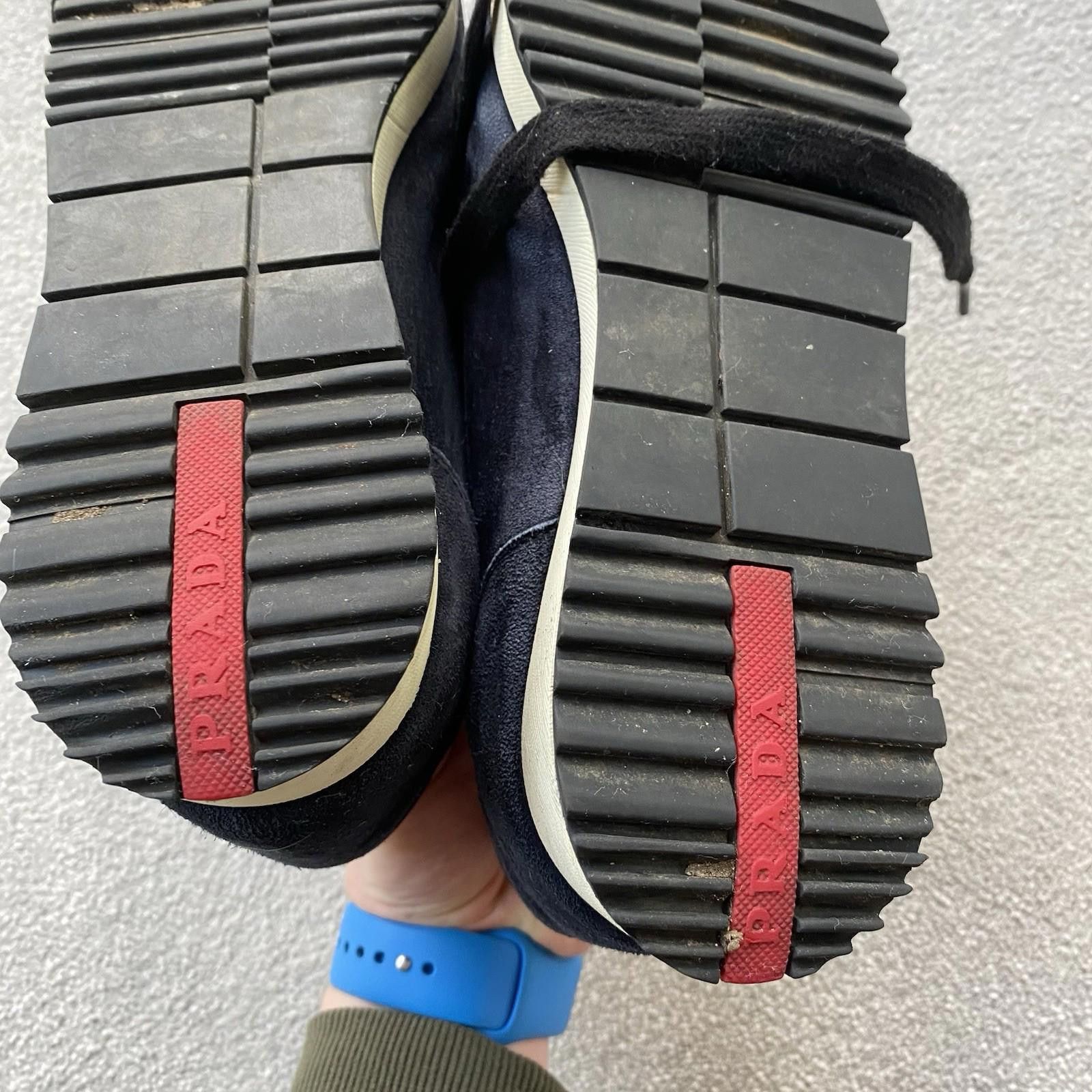 Prada Prada Women’s Navy Camo Trainers Size EU39 Size US 9 / IT 39 - 7 Thumbnail