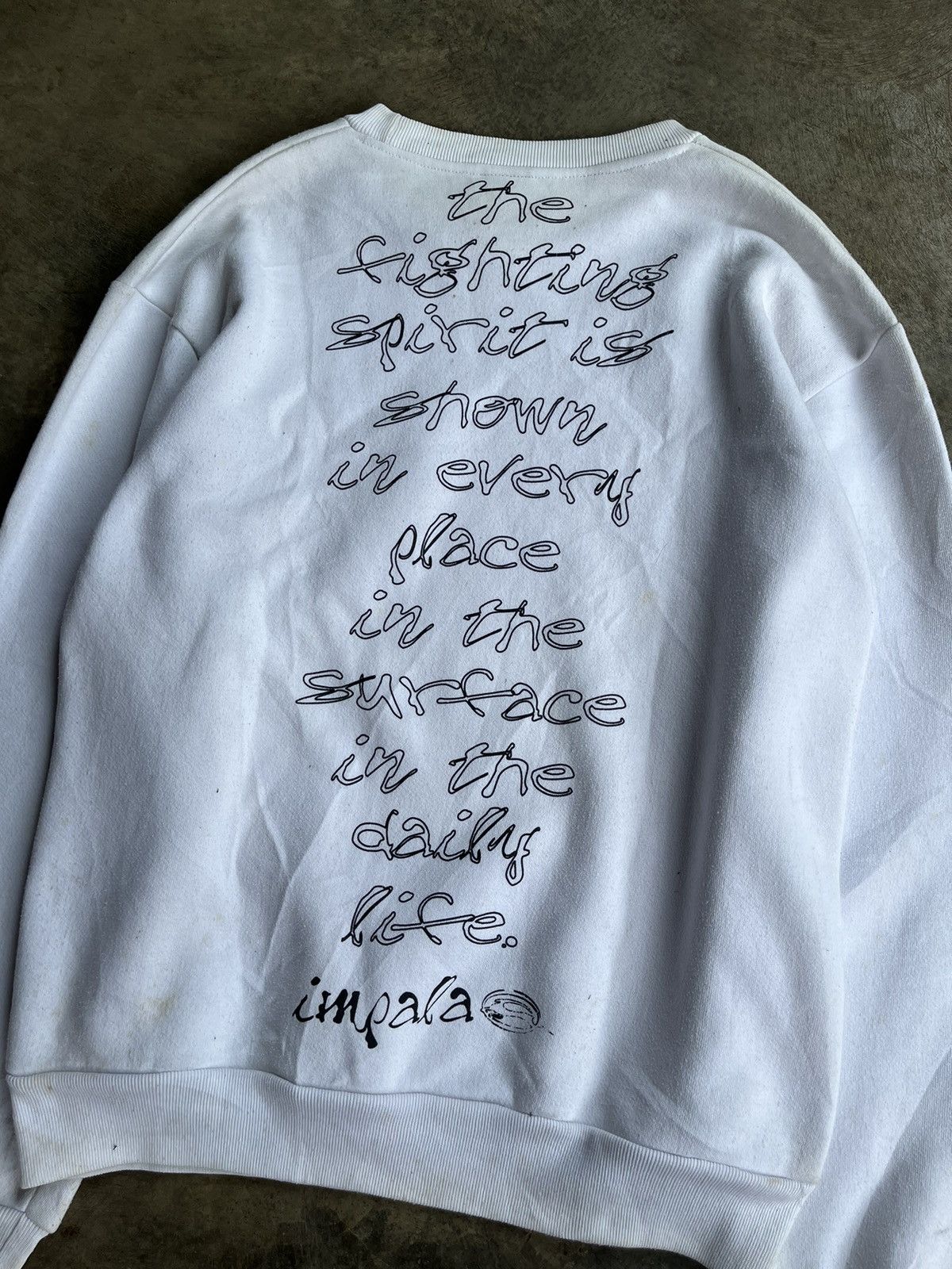 If Six Was Nine × Japanese Brand × Le Grande Bleu (L.G.B.) 2000s JAPANESE IMPALA POEM SWEATSHIRT Y2K GOTHIC PUNK STYLE Size US M / EU 48-50 / 2 - 6 Thumbnail