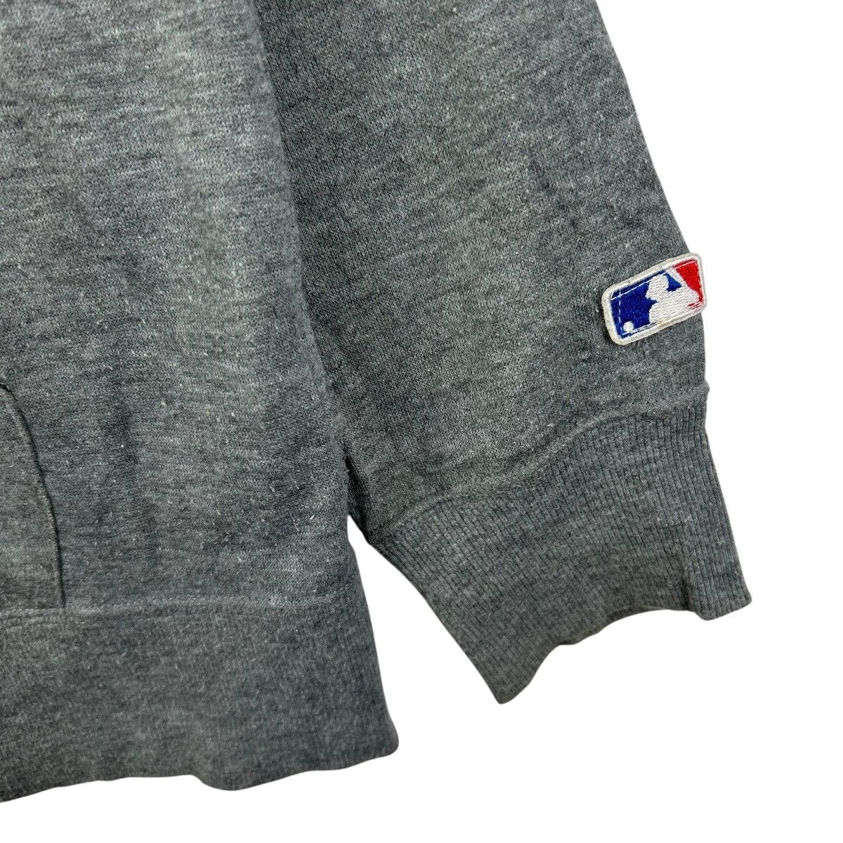 MLB MLB YANKEES Gray Zip Hoodie Relaxing Wear Zipper Size US L / EU 52-54 / 3 - 6 Thumbnail