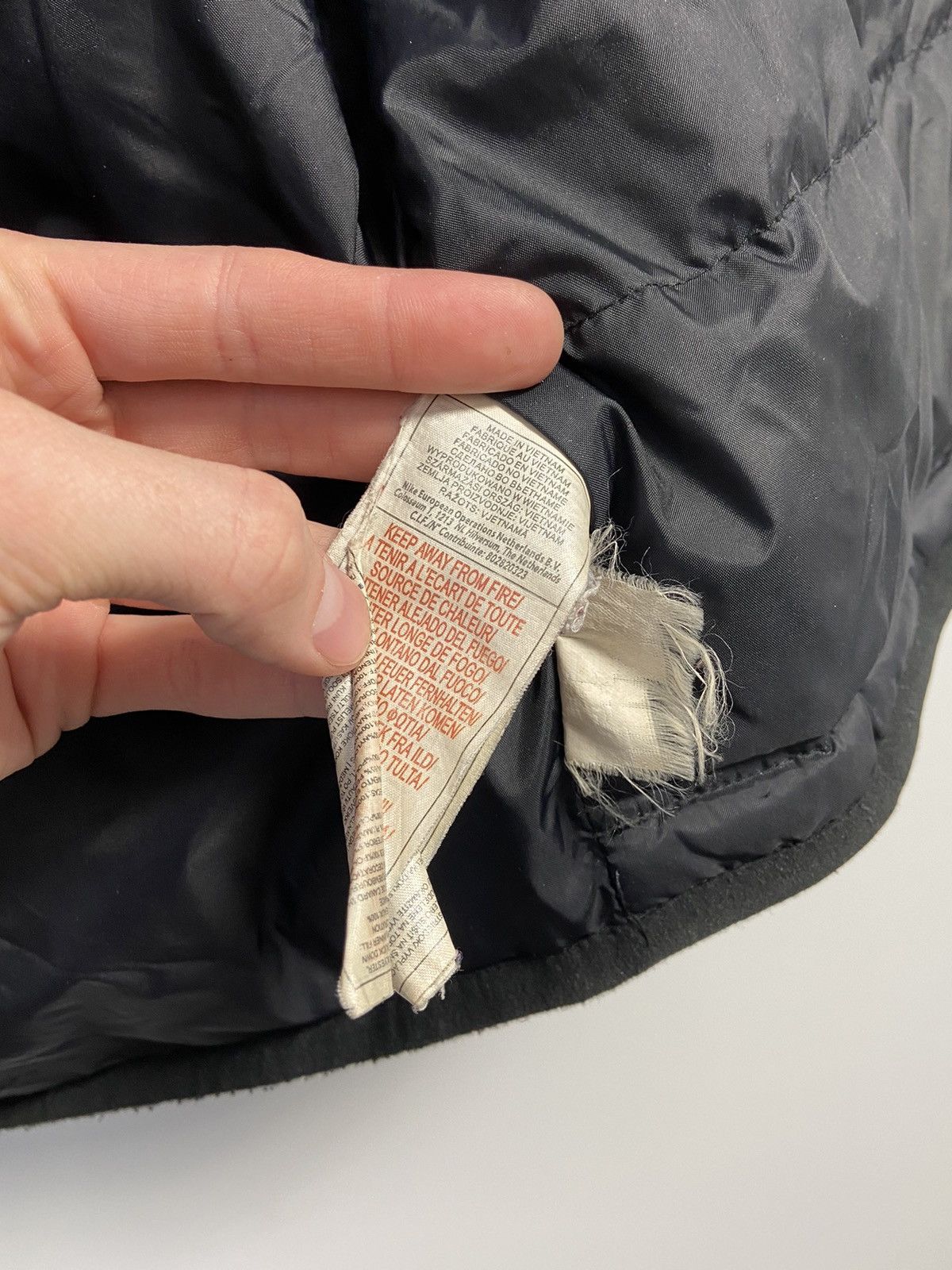 Nike × Vintage NIKE DOWN PUFFER Y2K JACKET 90's SWOOSH LOGO Size US L / EU 52-54 / 3 - 15 Thumbnail