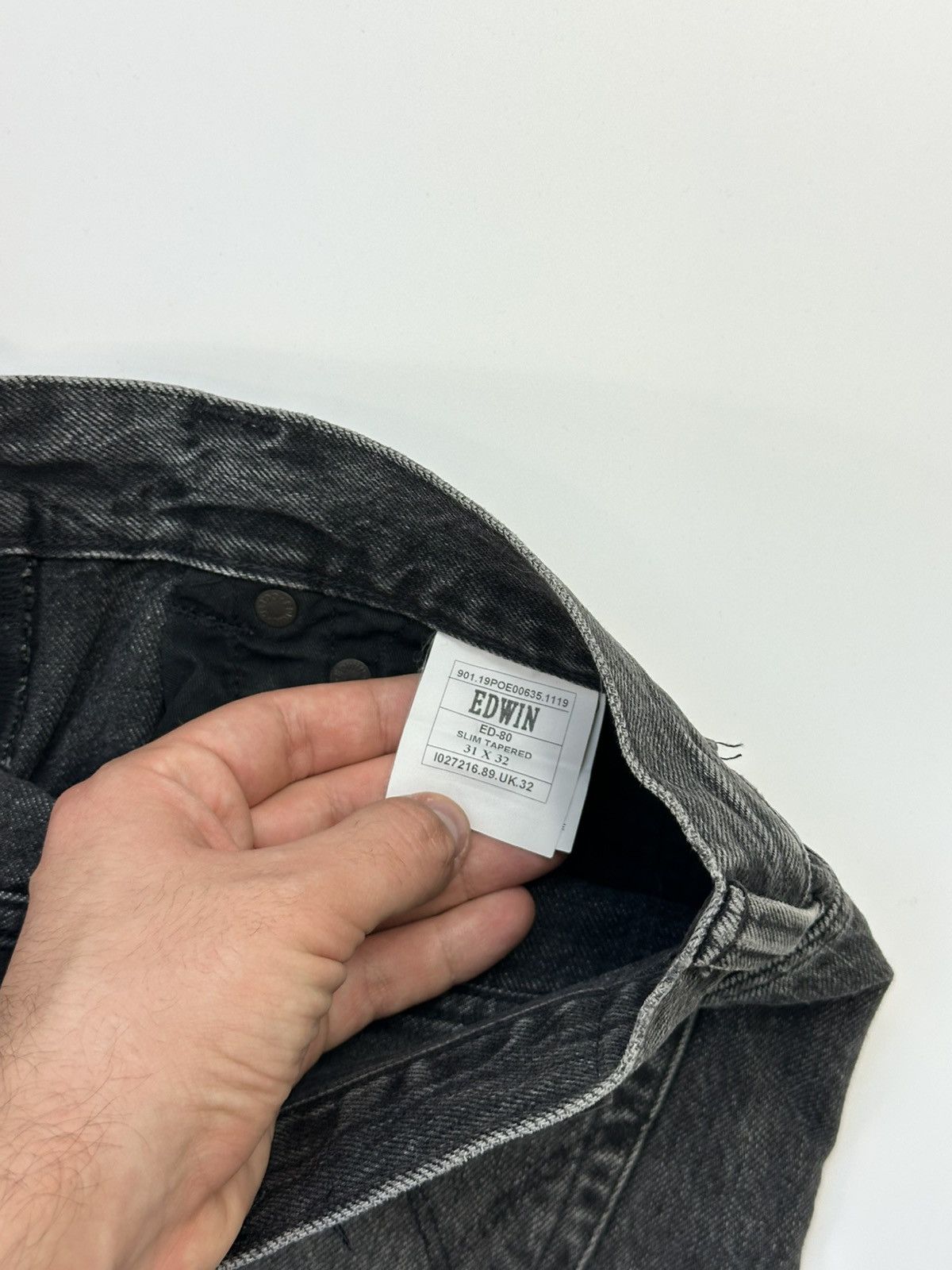 Edwin Edwin Japanase Denim Dark Jeans 31x32 Size Size US 31 - 17 Thumbnail