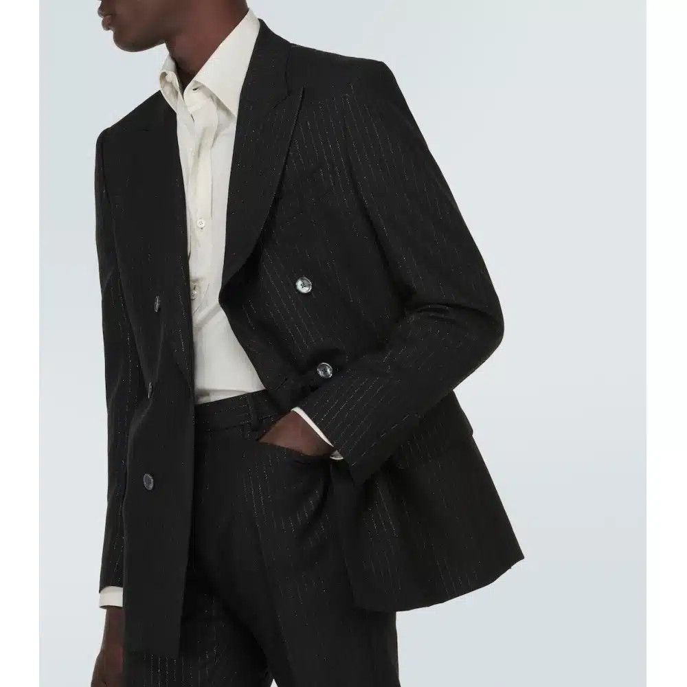 Tom Ford o1loc1c0225 JLBP02 Atticus Jacket in Black Size US M / EU 48-50 / 2 - 2 Thumbnail