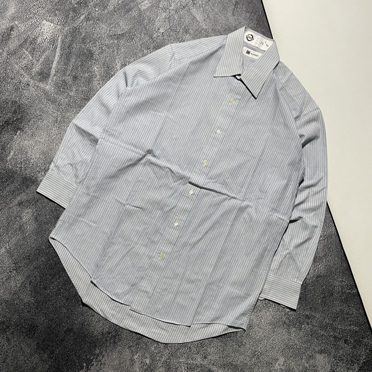 Issey Miyake × Seiko Rare Issey Miyake Striped Shirt Size US L / EU 52-54 / 3 - 2 Thumbnail