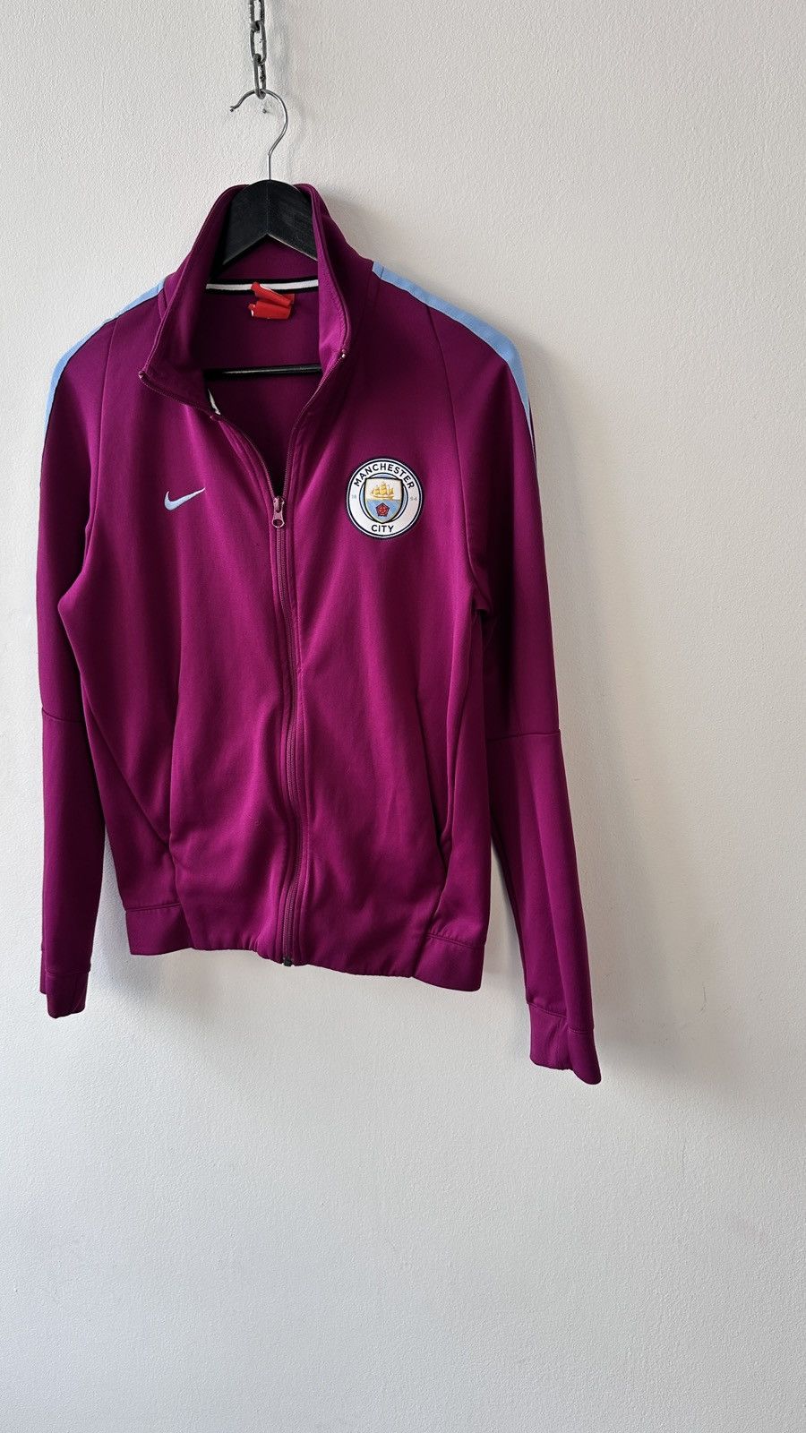 Nike Manchester City Football Tracktop Nike N98 Tribute Jacket Size US S / EU 44-46 / 1 - 3 Thumbnail