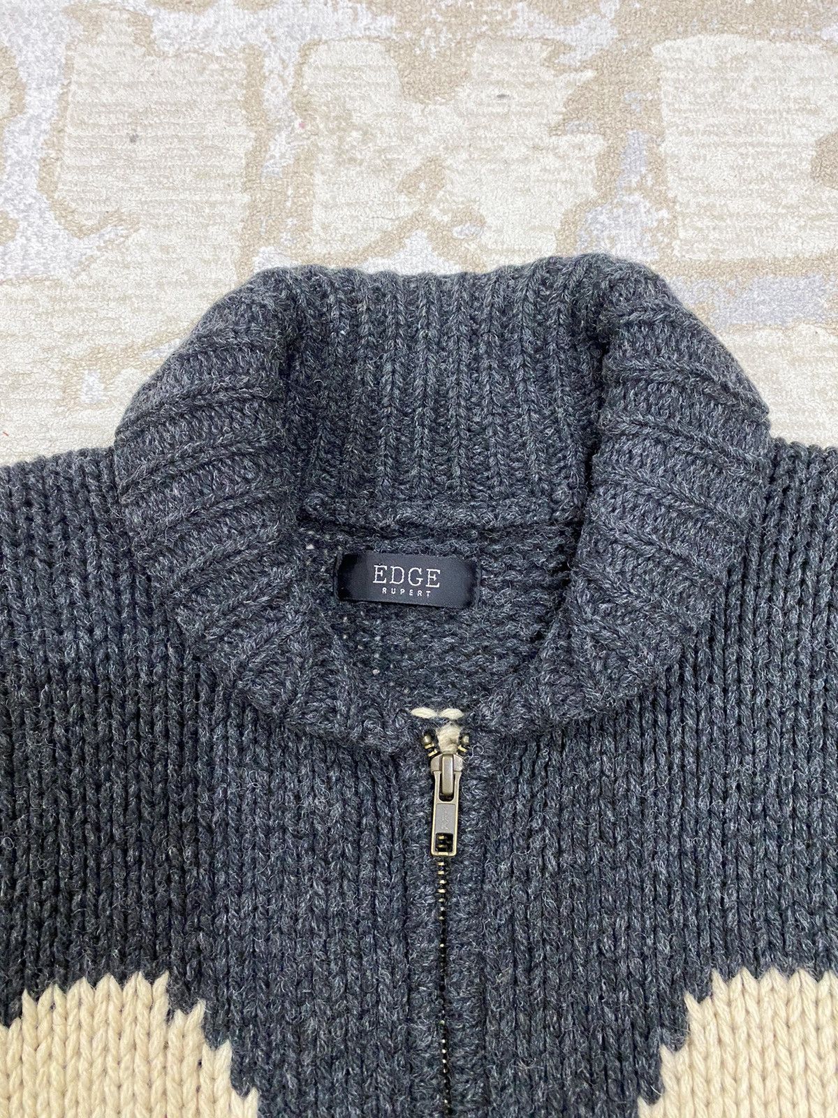 Japanese Brand EDGE RUPERT Knitted Skull Cross Knitwear Size US M / EU 48-50 / 2 - 5 Thumbnail