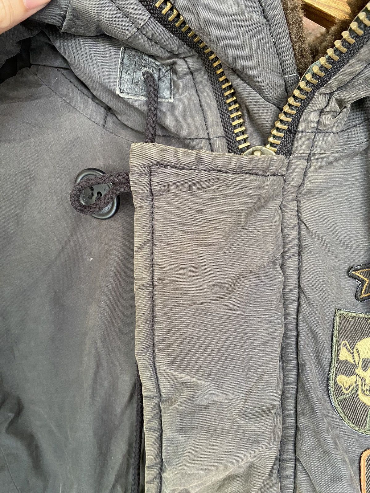 Hysteric Glamour 90s split fur military parka jacket Size S / US 4 / IT 40 - 19 Thumbnail