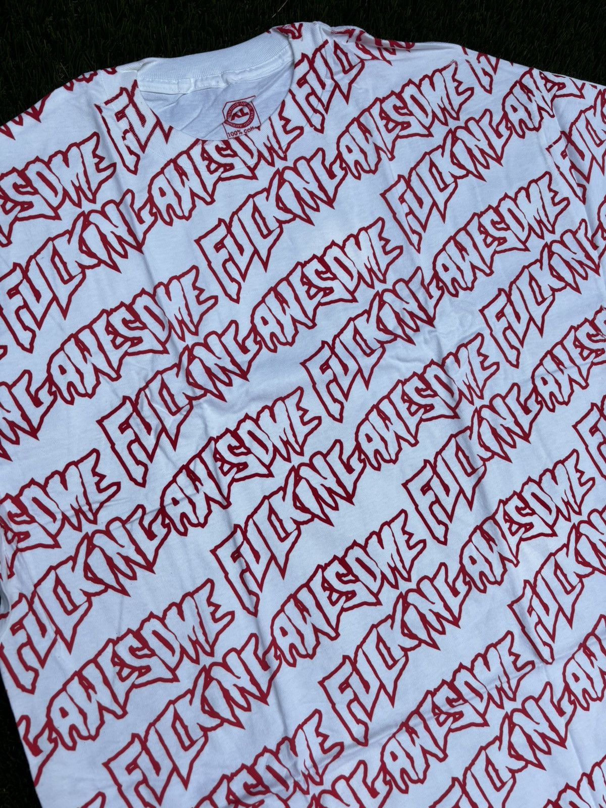 Fucking Awesome 00’s Fucking Awesome Allover Print Tshirt Size US L / EU 52-54 / 3 - 4 Thumbnail