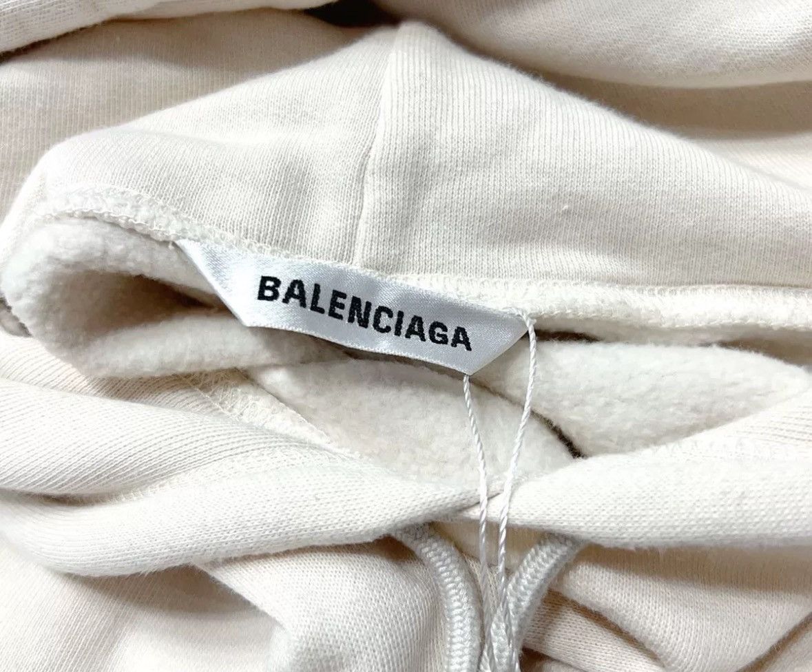 Balenciaga BALENCIAGA logo minimalist hooded sweatshirt Size US S / EU 44-46 / 1 - 4 Thumbnail