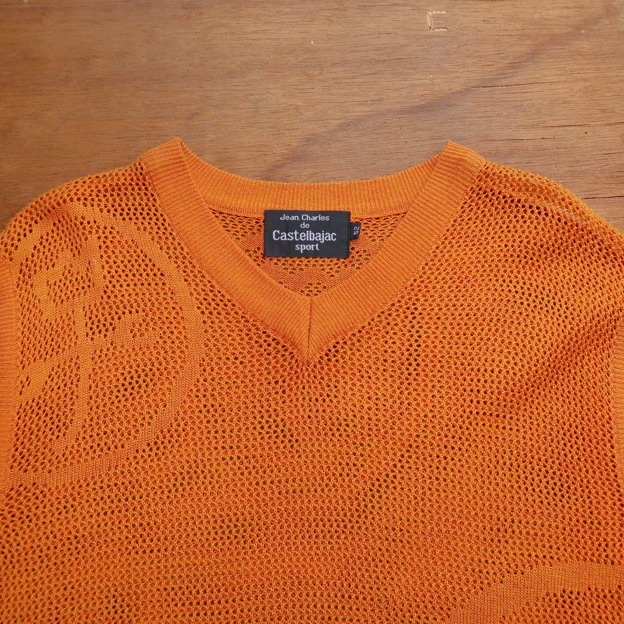 Japanese Brand 🔥RARE🔥1990s Castelbajac Psychedelic Mesh Knit Vest Size US L / EU 52-54 / 3 - 3 Thumbnail
