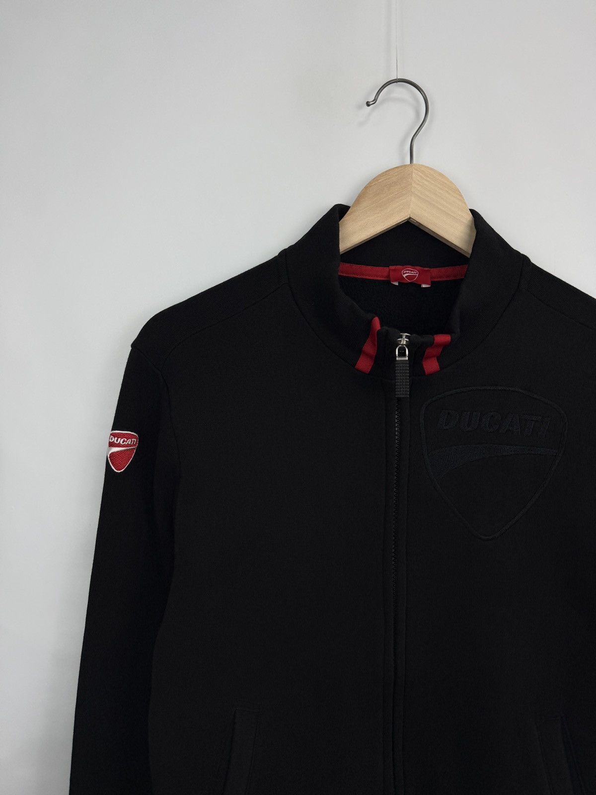 Ducati 🇮🇹 Ducati Moto Racing Track Jacket Zip Sweatshirt Rare Retro Size US M / EU 48-50 / 2 - 2 Thumbnail