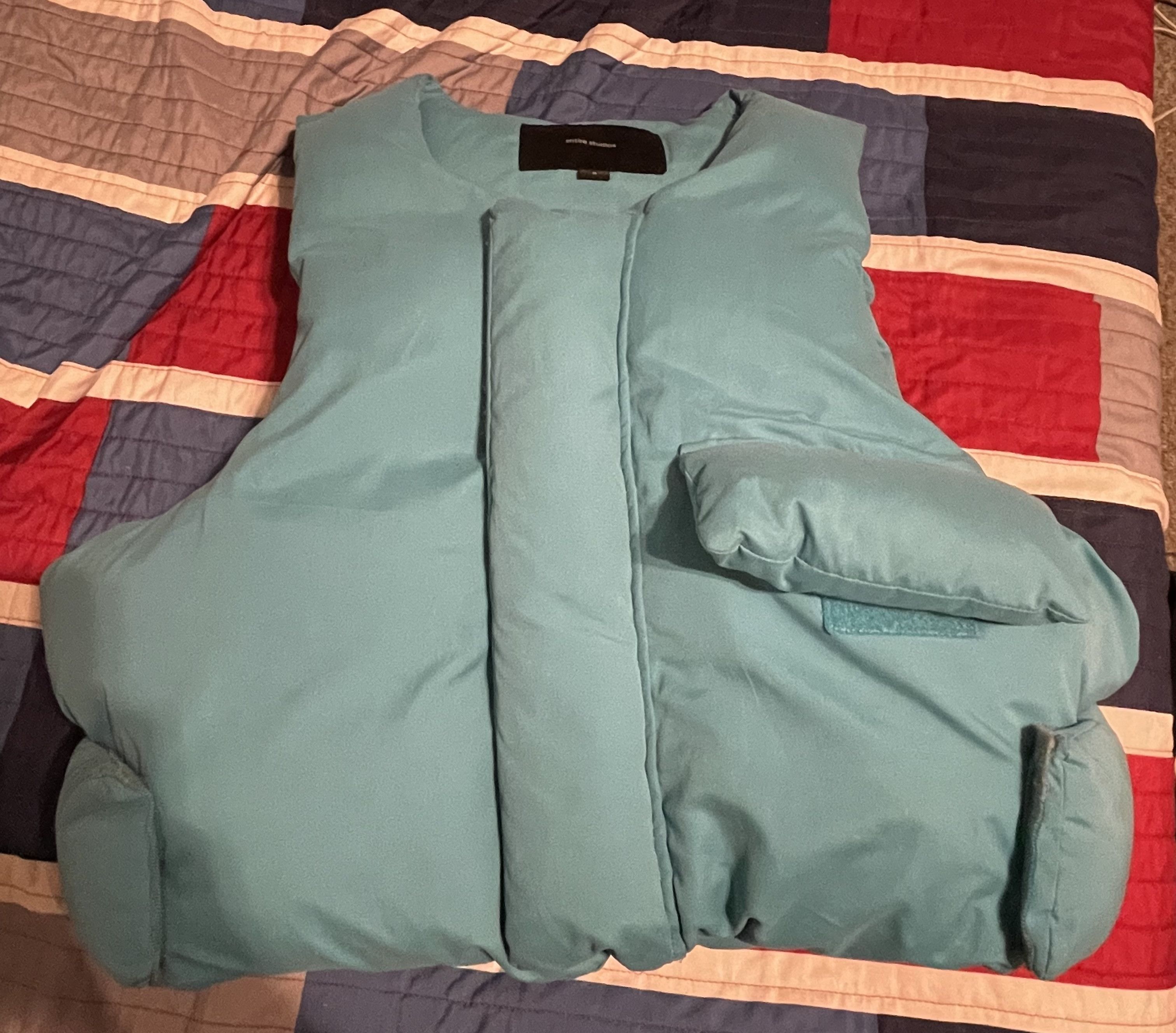 Entire Studios Men’s Medium Entire Studios Puffer Vest Blue Size US M / EU 48-50 / 2 - 1 Thumbnail