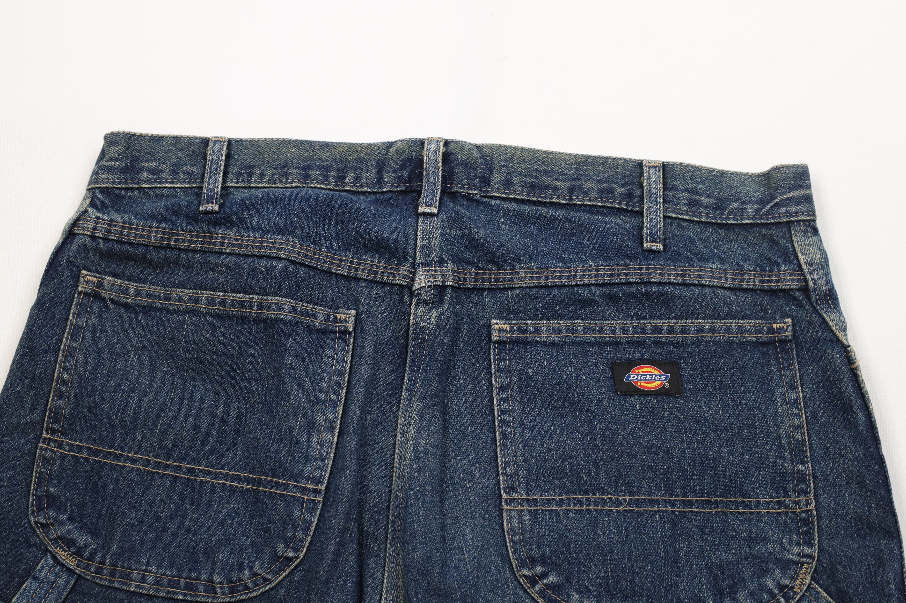 Dickies Vintage Y2K Dickies Relaxed Fit Dungaree Denim Jean Shorts Size US 34 / EU 50 - 9 Thumbnail