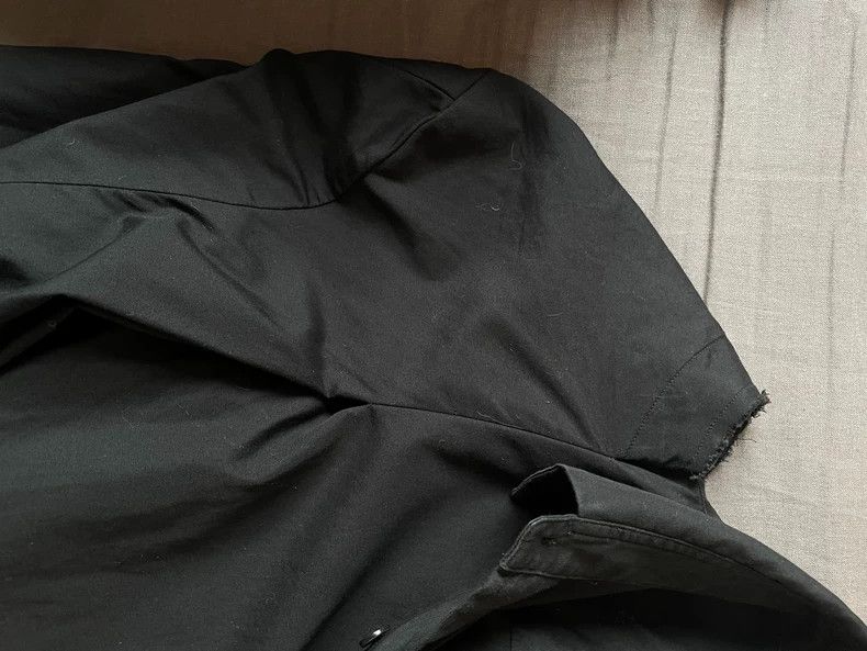 Comme des Garcons Comme Des Garcons Retro Black Shirt Blouse Patchwork Dark Size XS / US 0-2 / IT 36-38 - 7 Thumbnail