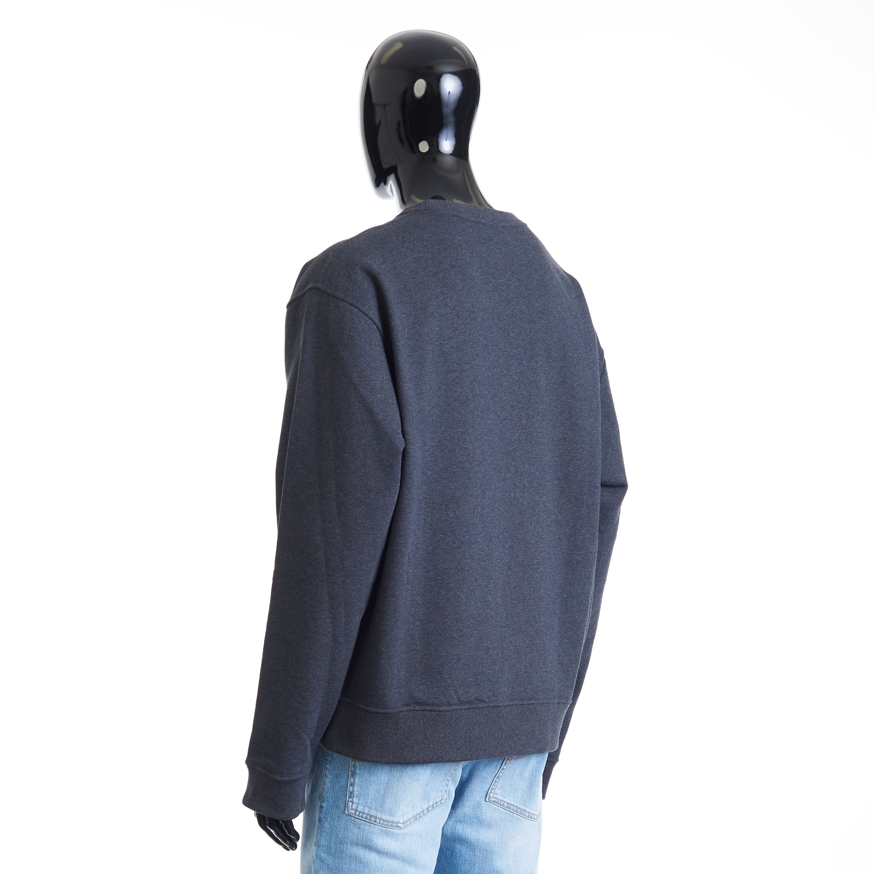 Berluti Embroidered Scritto Sweatshirt - Dark Grey Melange Size US XL / EU 56 / 4 - 4 Thumbnail