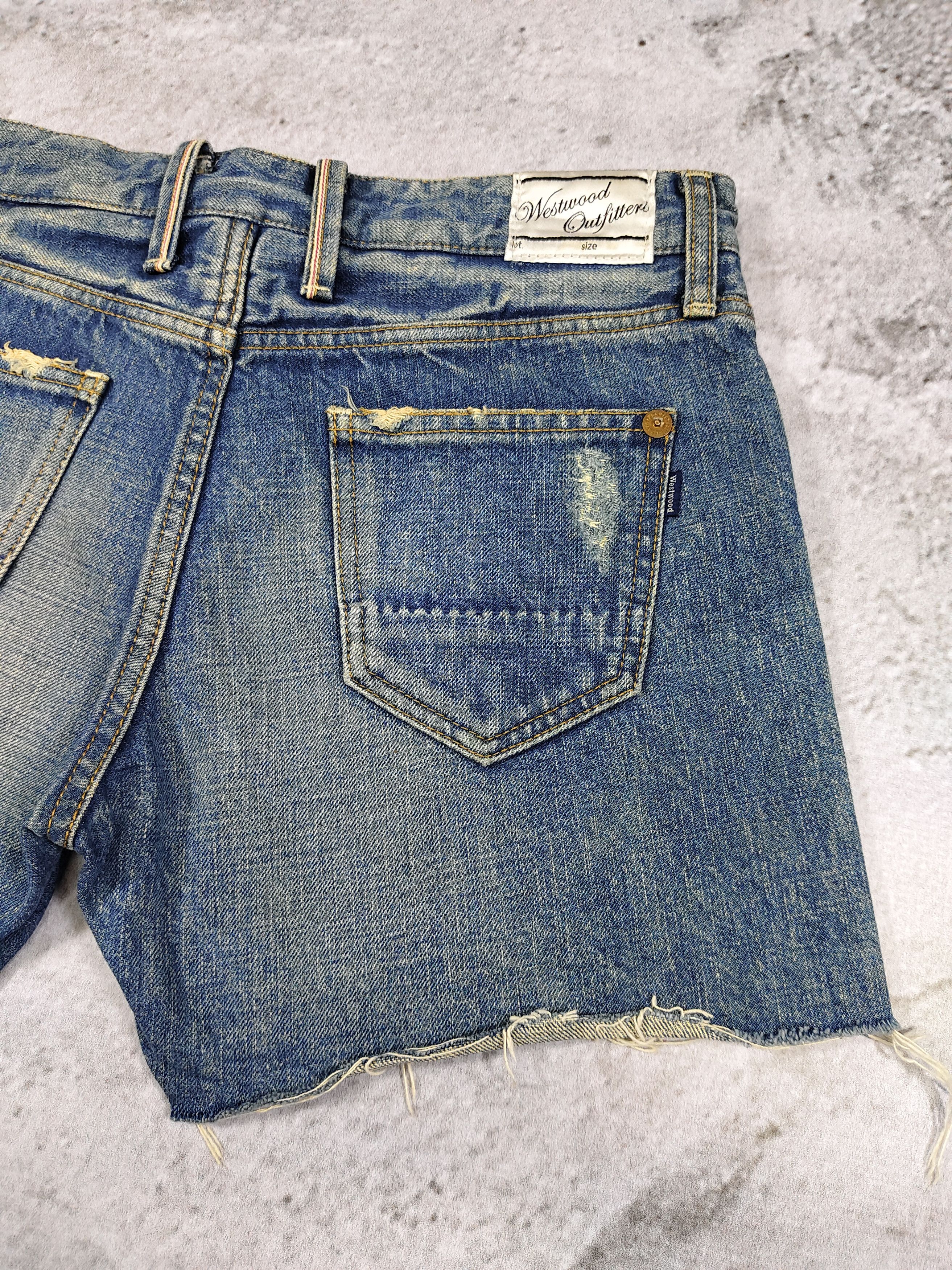 Vivienne Westwood Westwood Outfitters- Punk Grunge Distressed Selvedge Shorts Size 30" / US 8 / IT 44 - 8 Thumbnail