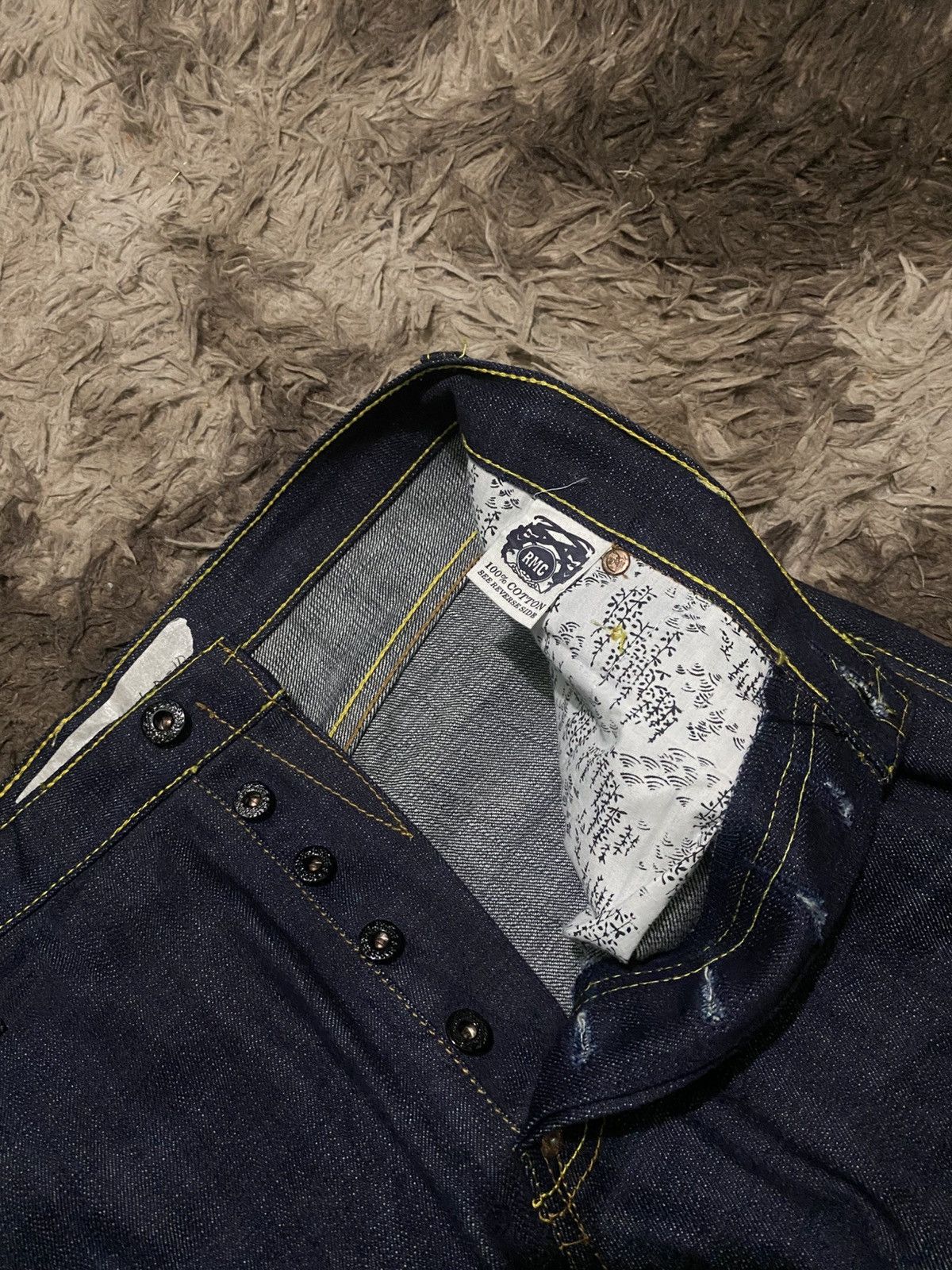 Japanese Brand × RMC Jeans × Red Monkey RMC Red Monkey Company Martin Ksohoh Explicit Content Size US 30 / EU 46 - 4 Thumbnail