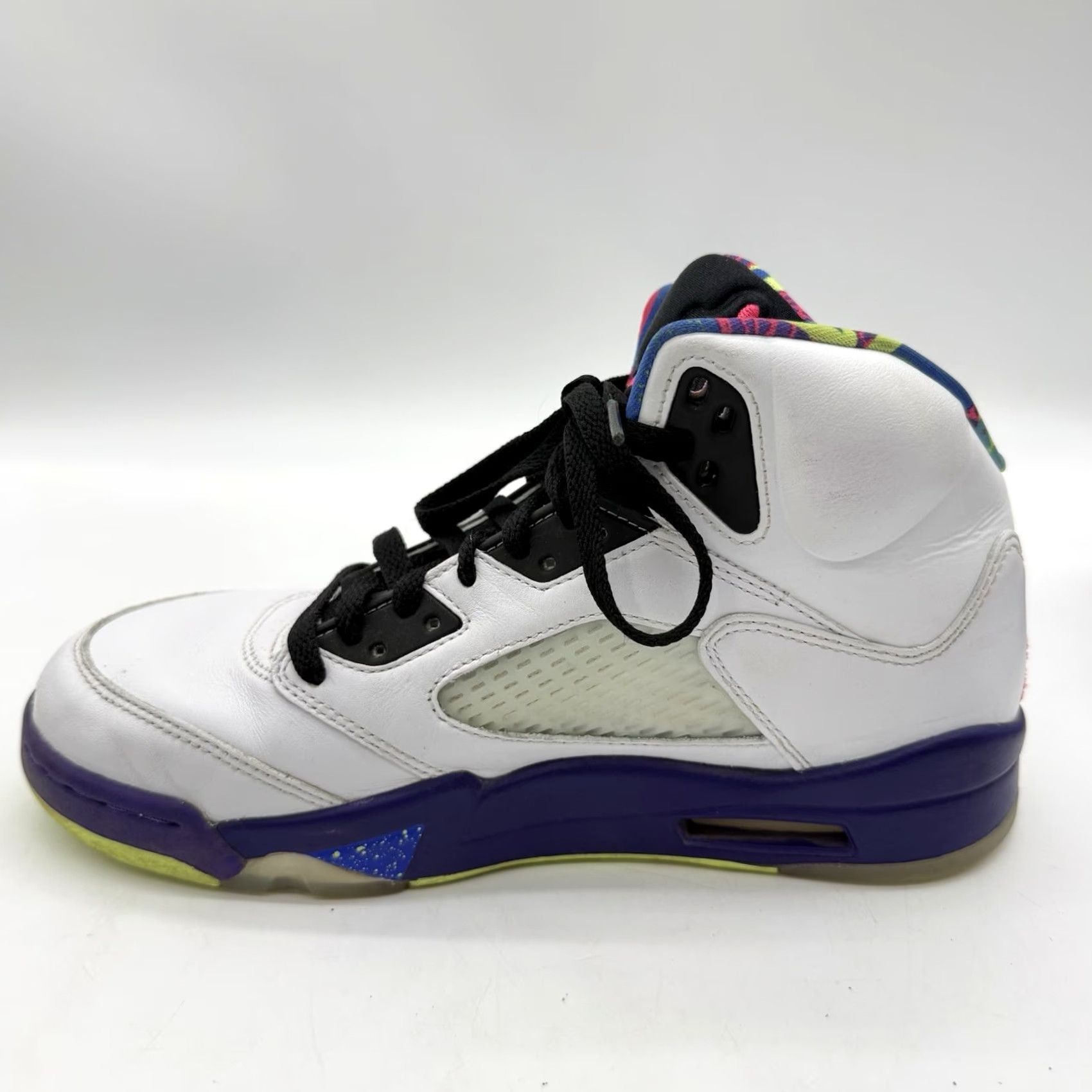 Jordan Brand Jordan 5 Retro Alternate Bel-Air Sneaker Men 8 White Nike Style: Air Jordan 5 Retro Bel-Air 90s Theme Shoes Mens Size US 9 / EU 42 - 7 Thumbnail