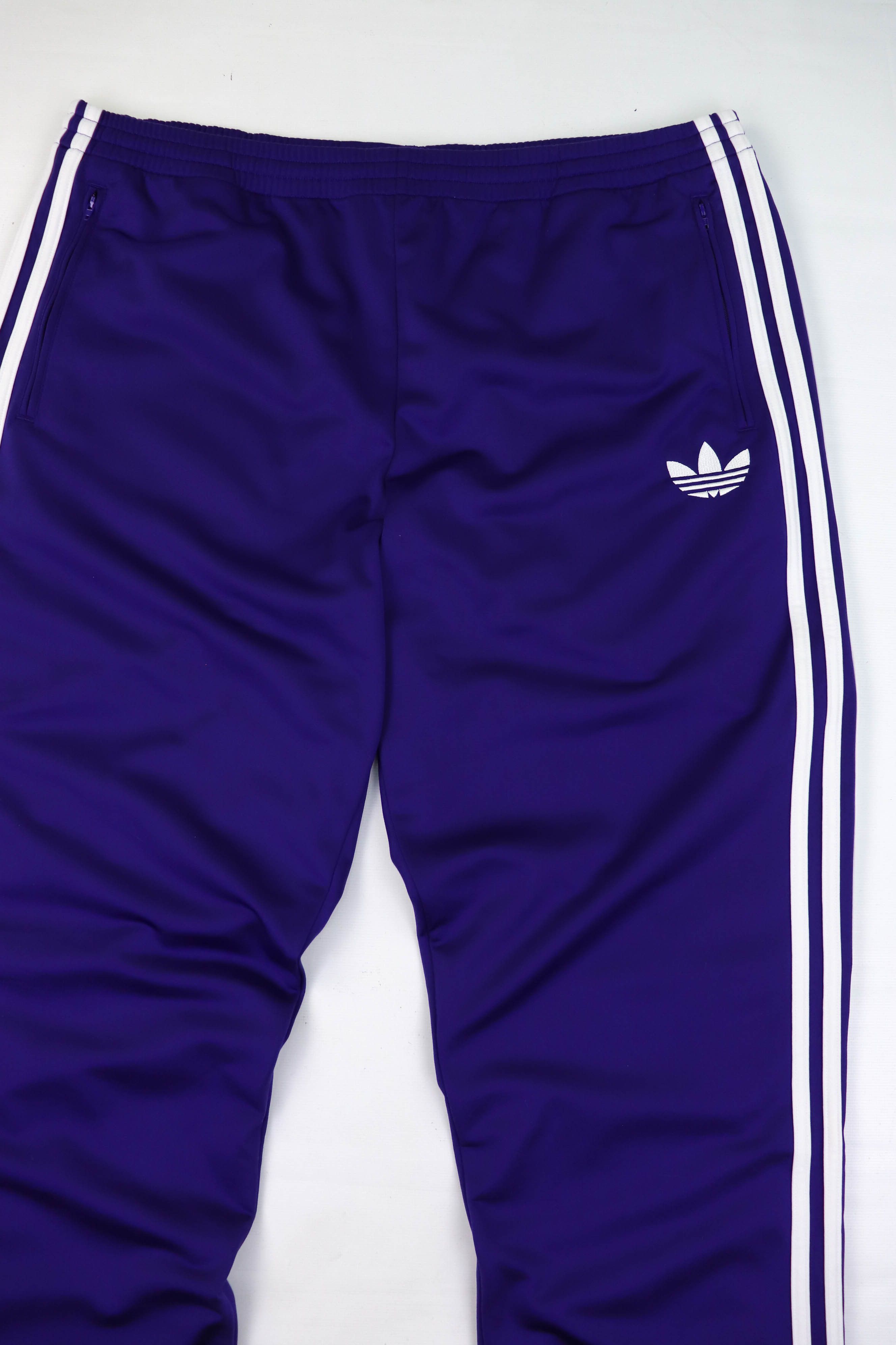 Adidas Adidas 2011 Vintage Three Stripes Purple Track Pants Size US 36 / EU 52 - 4 Thumbnail