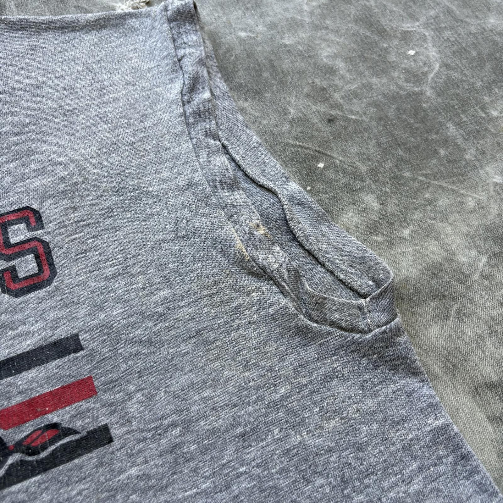 Jerzees Vintage 80s University Arkansas Razorbacks Sleeveless Shirt Size US L / EU 52-54 / 3 - 7 Thumbnail